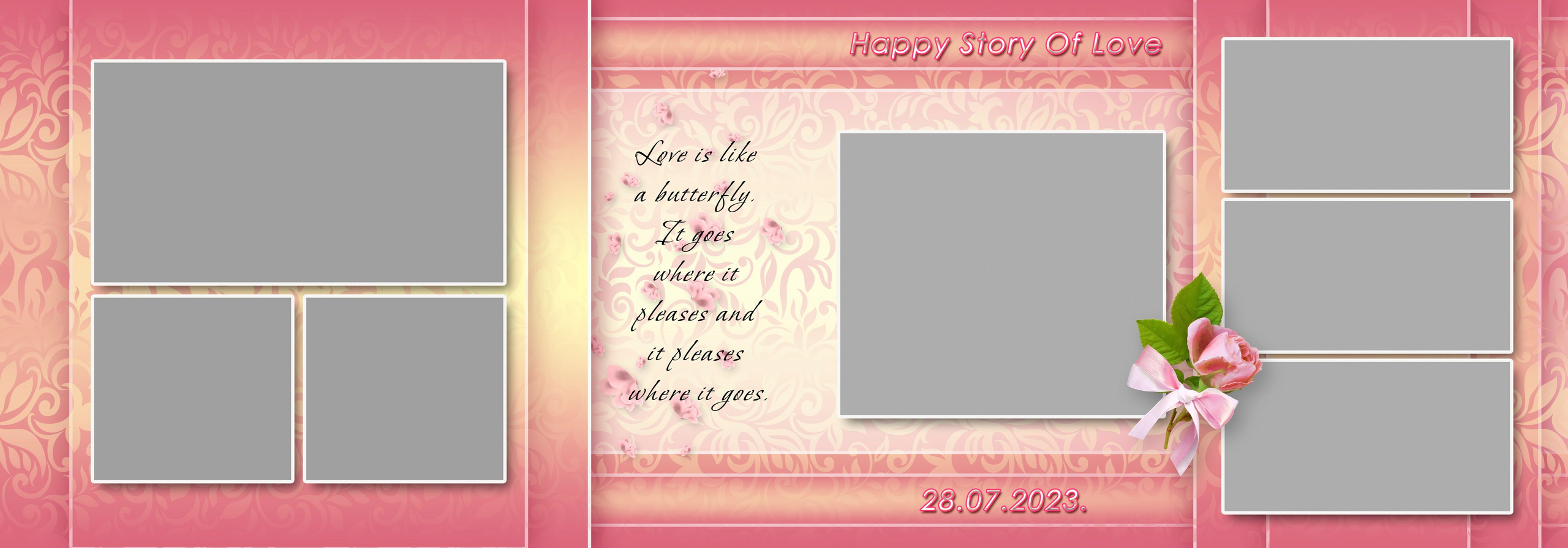 Дизайн альбом СВАДЕБНЫЙ «Розовая нежность». Medlori fotobook Выпускные альбомы в Липецке Лариса Медведева