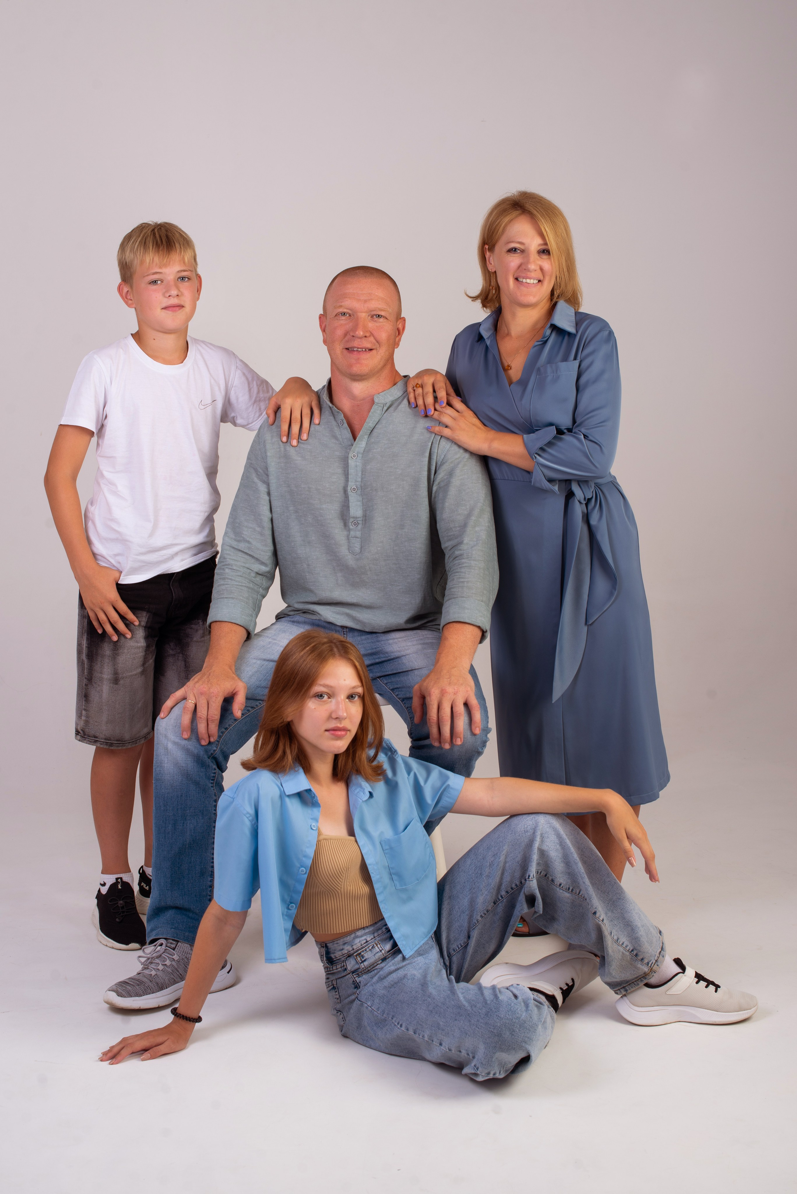 Съемки большой семьи. Семейный и детский фотограф в Юрге Альфия Опарина