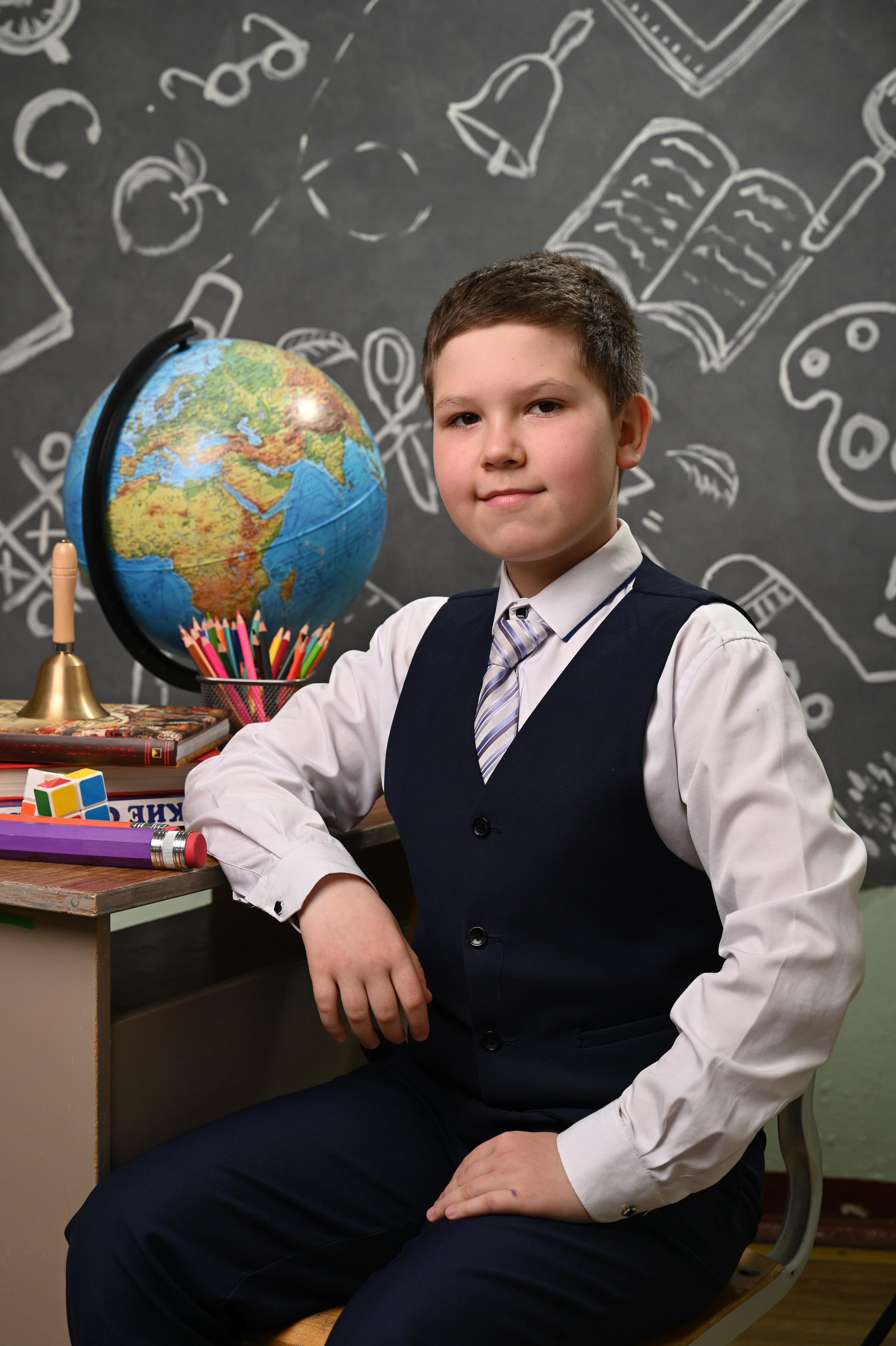 Школьная виньетка. Детский и семейный фотограф