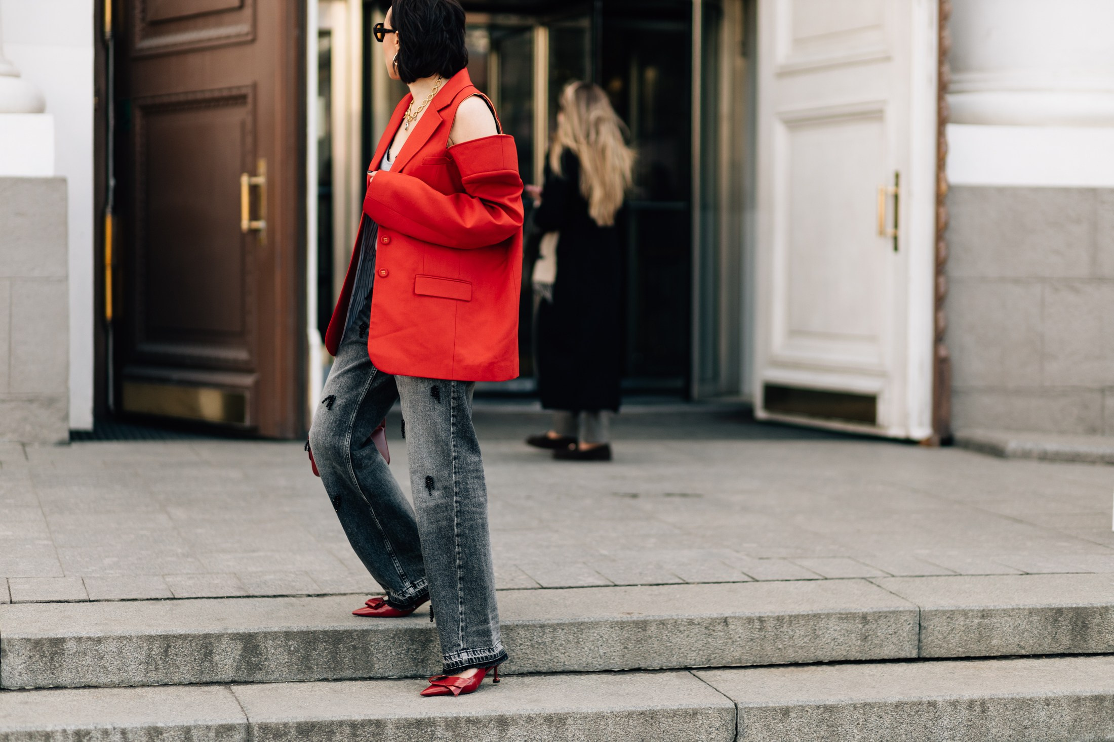 Moscow Fashion Week Streetstyle Day 4. Shami Pezhonov Photography