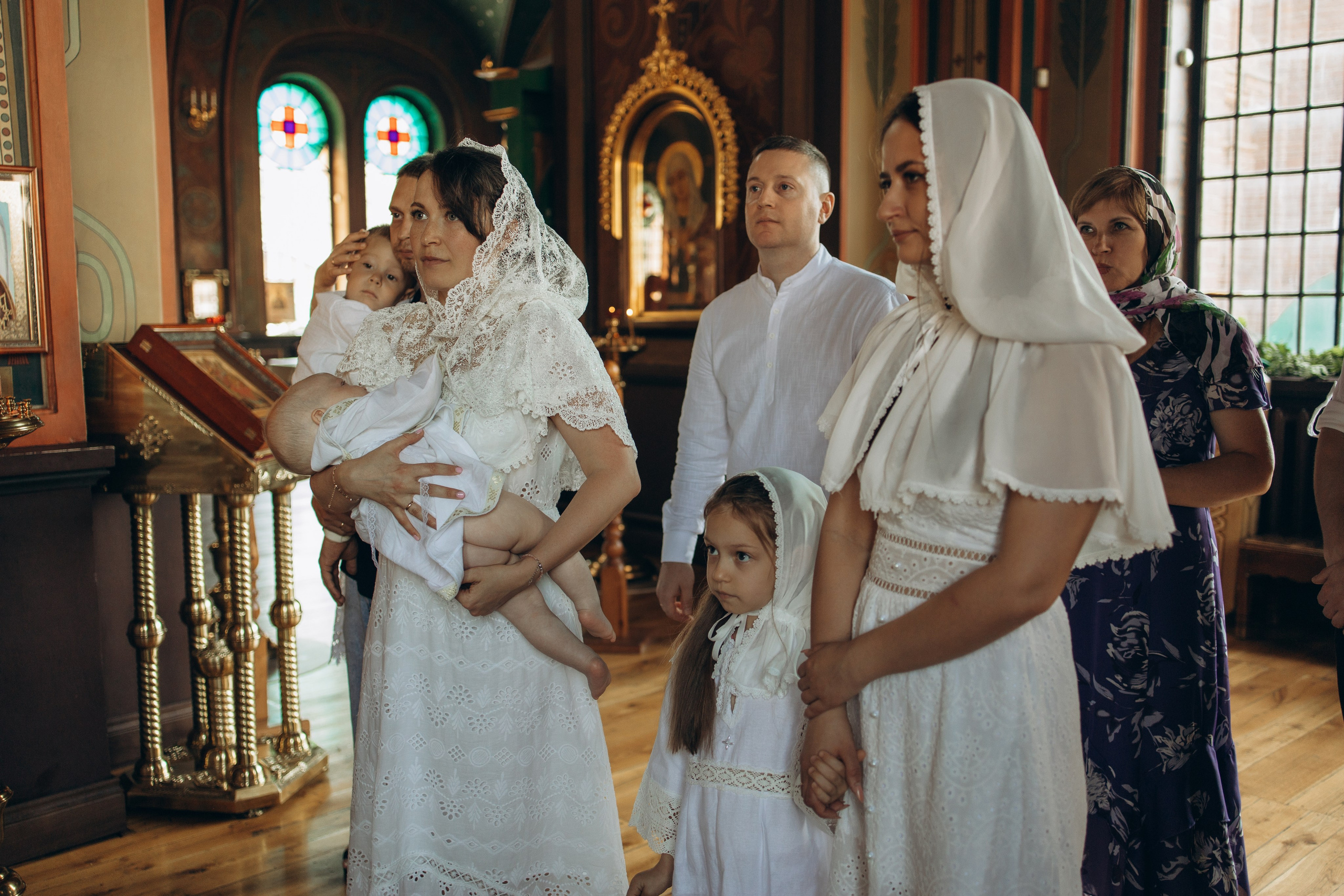 Двойное крещение Анны и Саши. Самый теплый фотограф в Краснодаре Рябоконь Ксения
