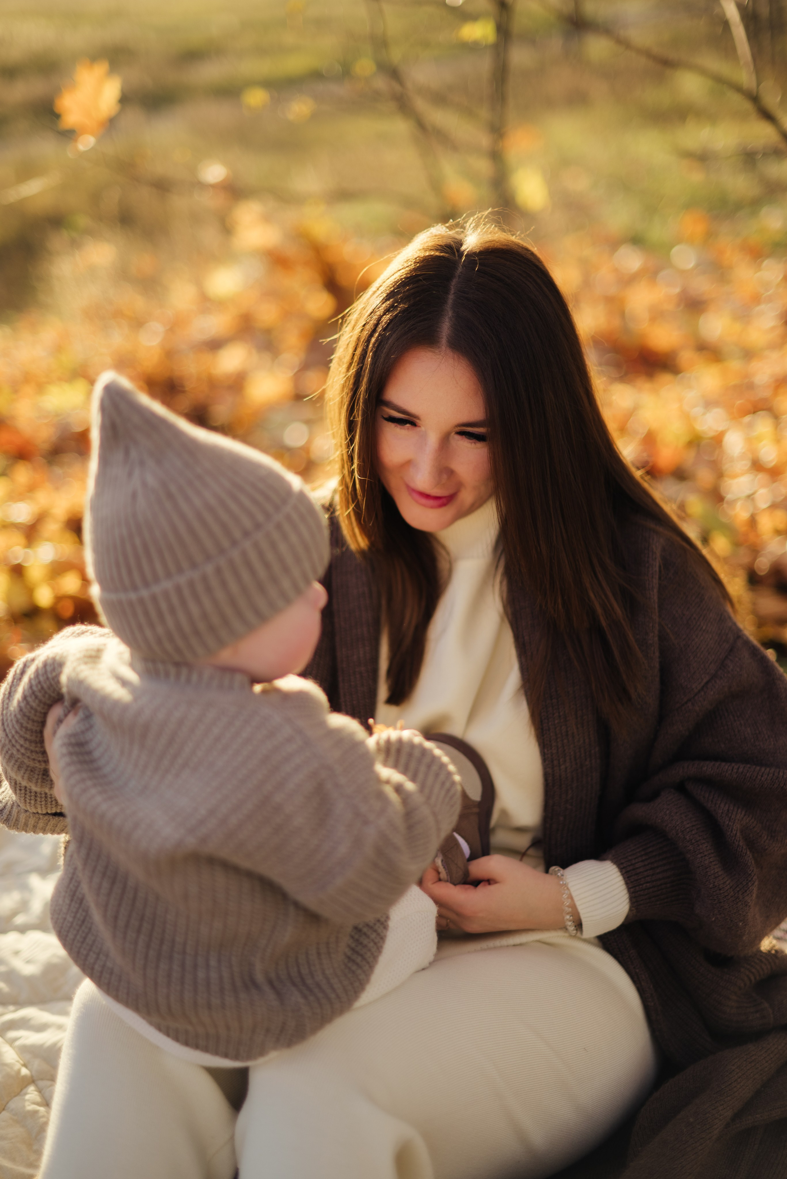 Мамочки осенью. Семейный и детский фотограф в Щелково Алена Дробот