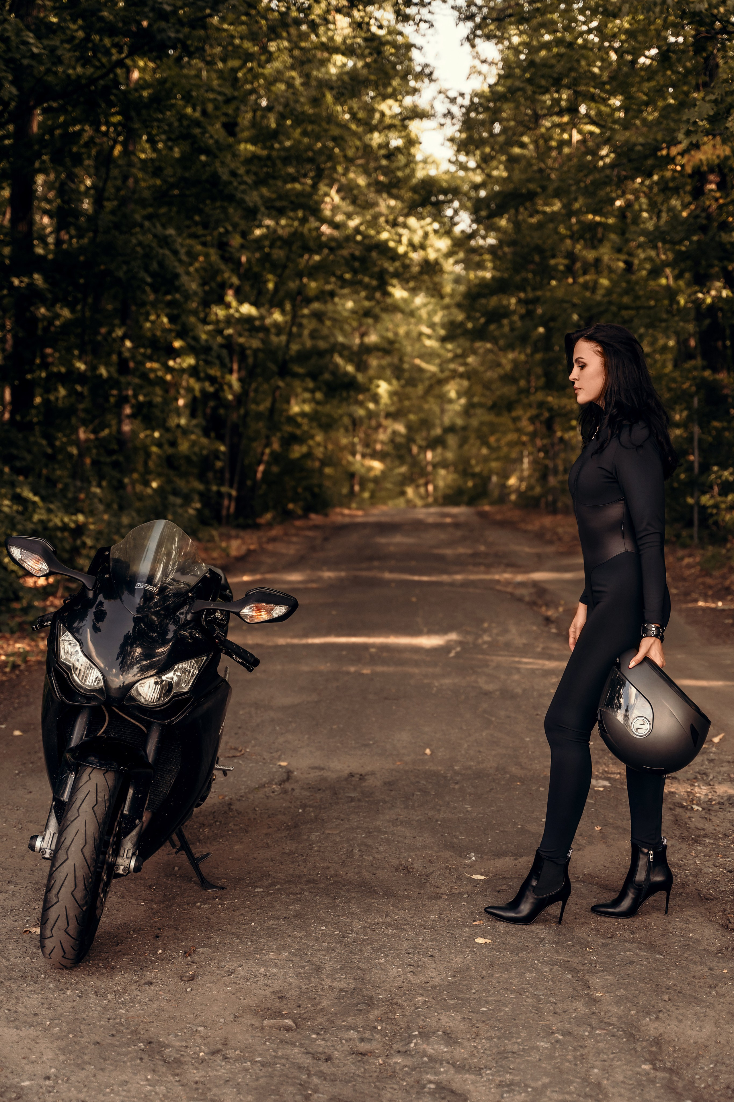 Марина, Фотосессия с байком. Семейный фотограф в Белгороде Амелина Алина