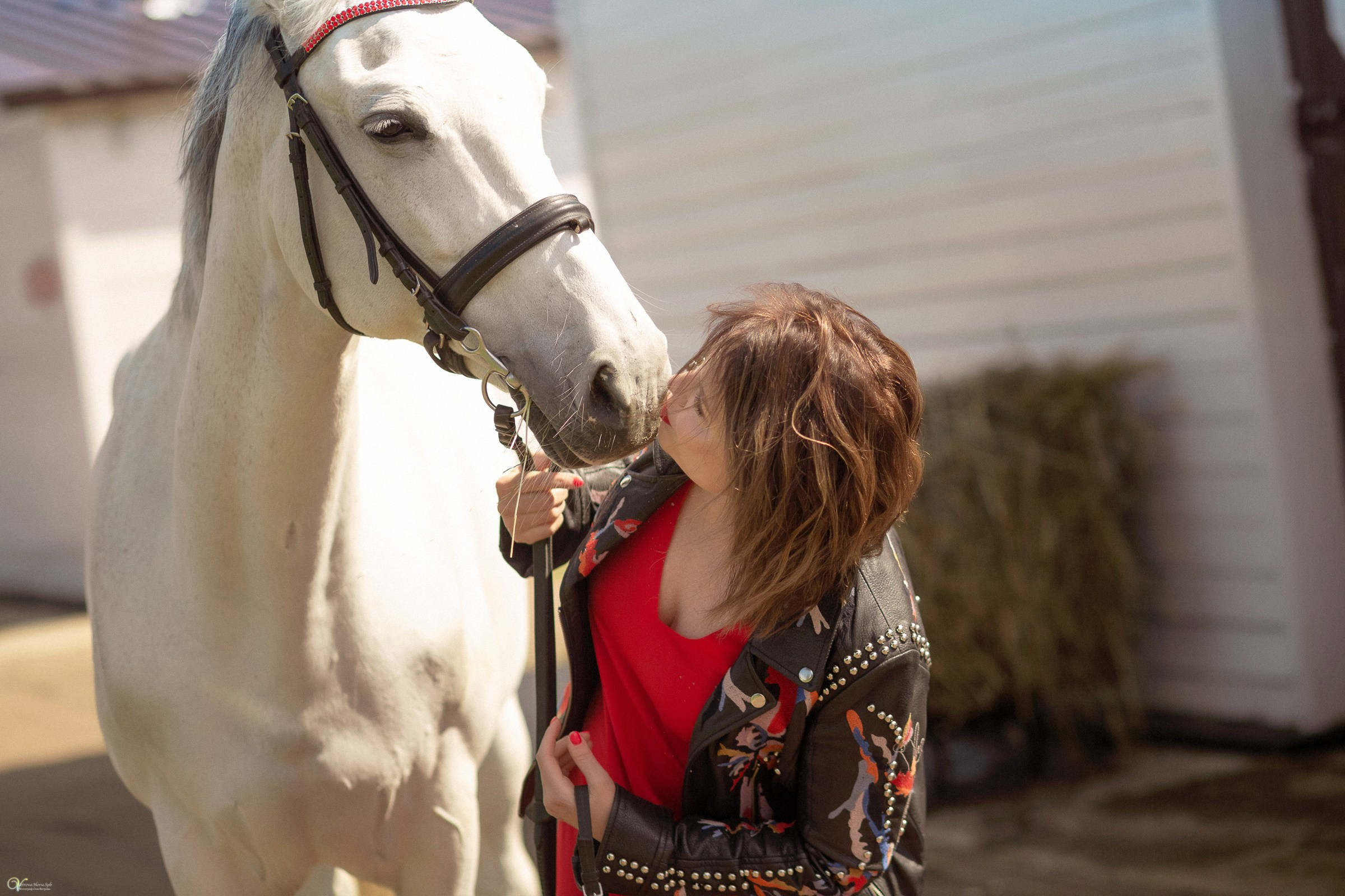Галина и ее лошадь Сказка. Фотограф женский и мужской портрет Санкт-Петербург