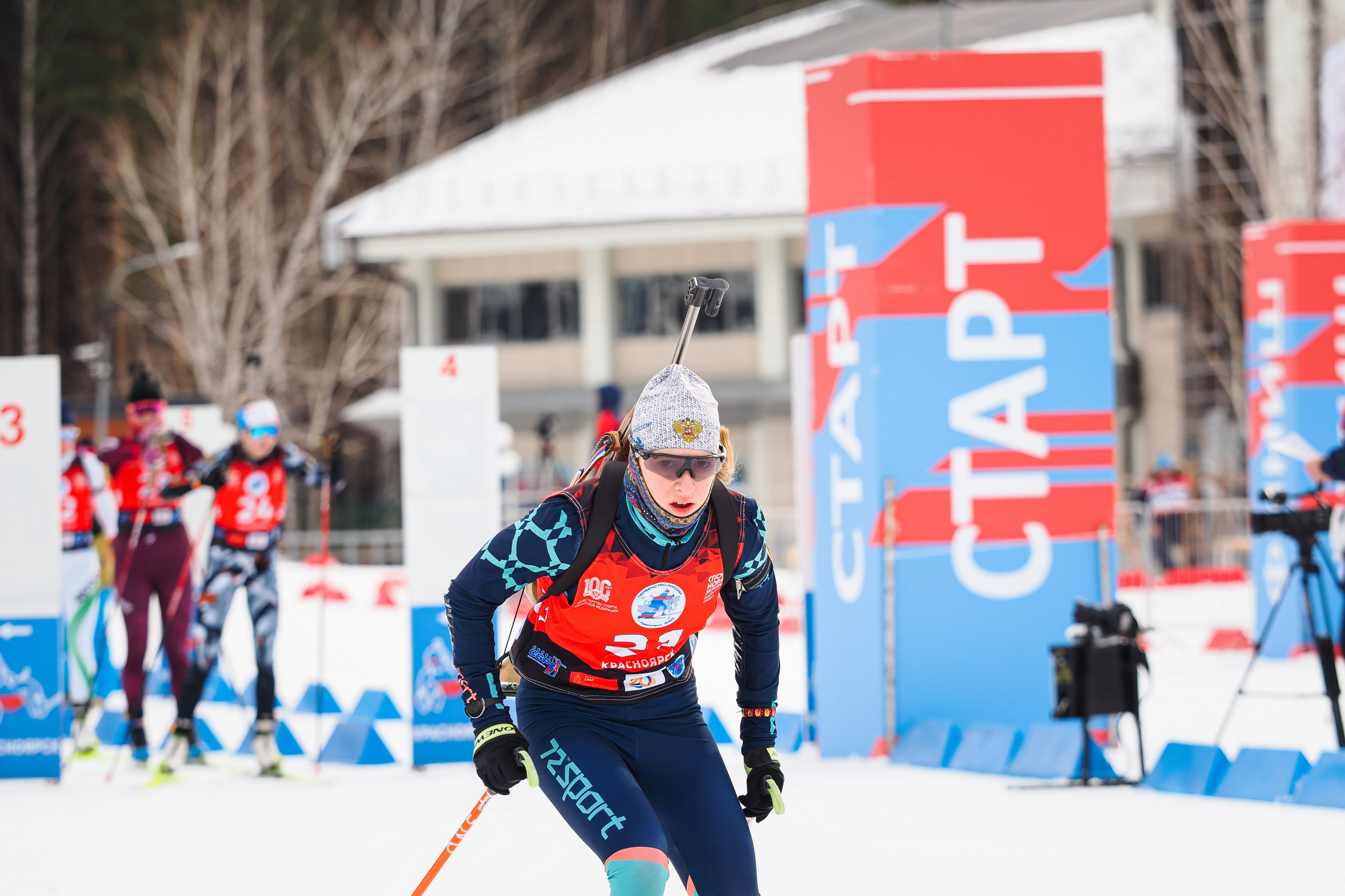 Биатлон / Первенство России. Репортажный фотограф Алексей Козьмин