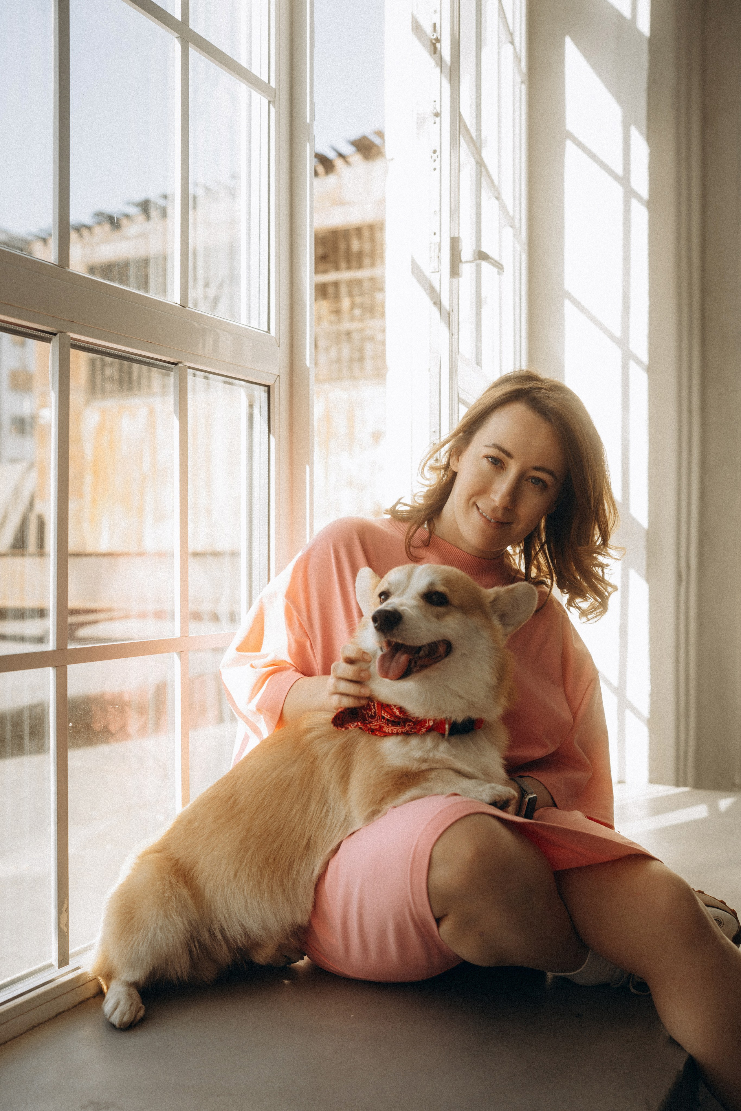 With Dog. Фотограф Батуми | Ксения Кинасова