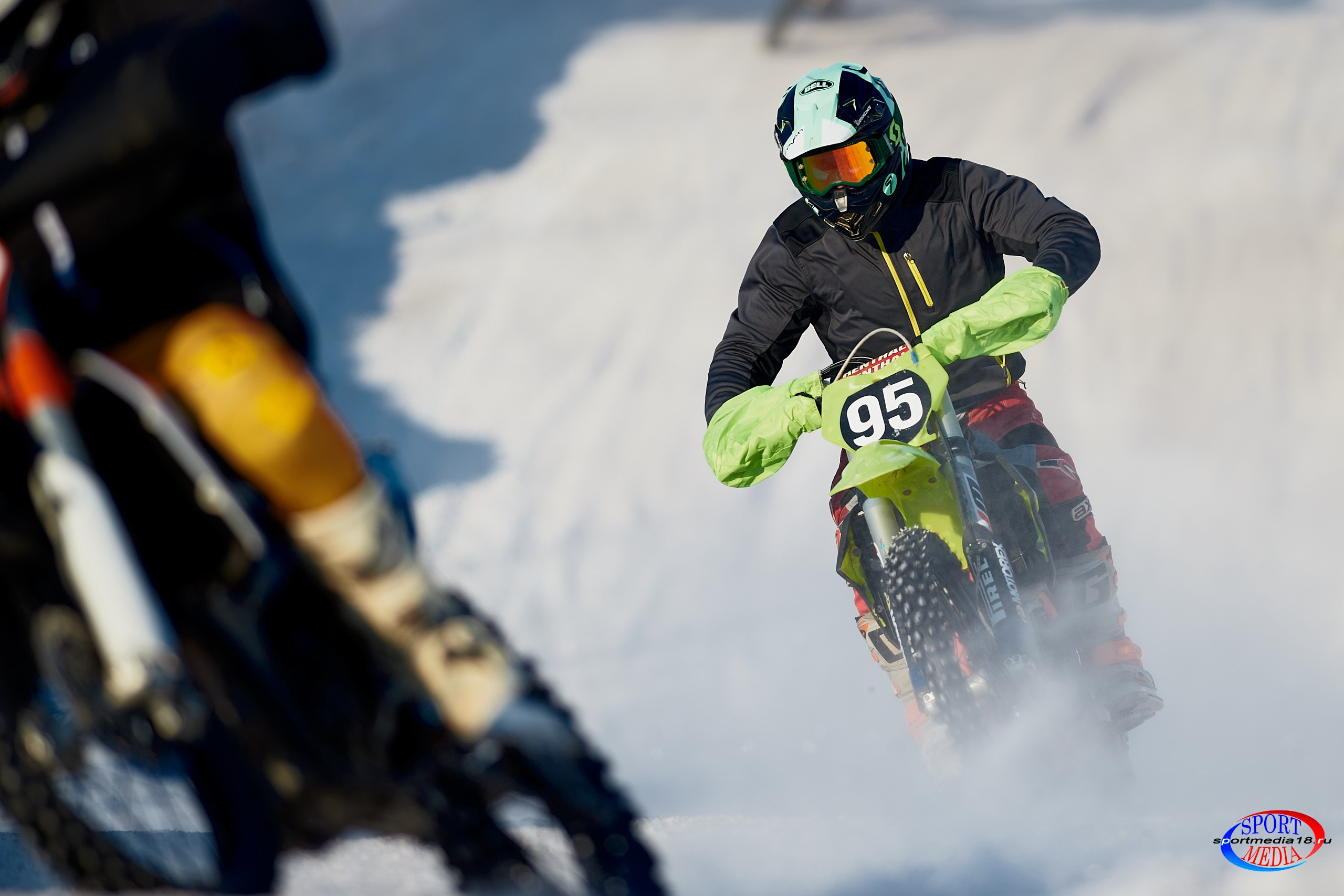 3 этап Кубка Удмуртской Республики по мотокроссу. Воткинск 23.02.2025. Спортивный репортажный фотограф в Ижевске Сергей Мерзляков