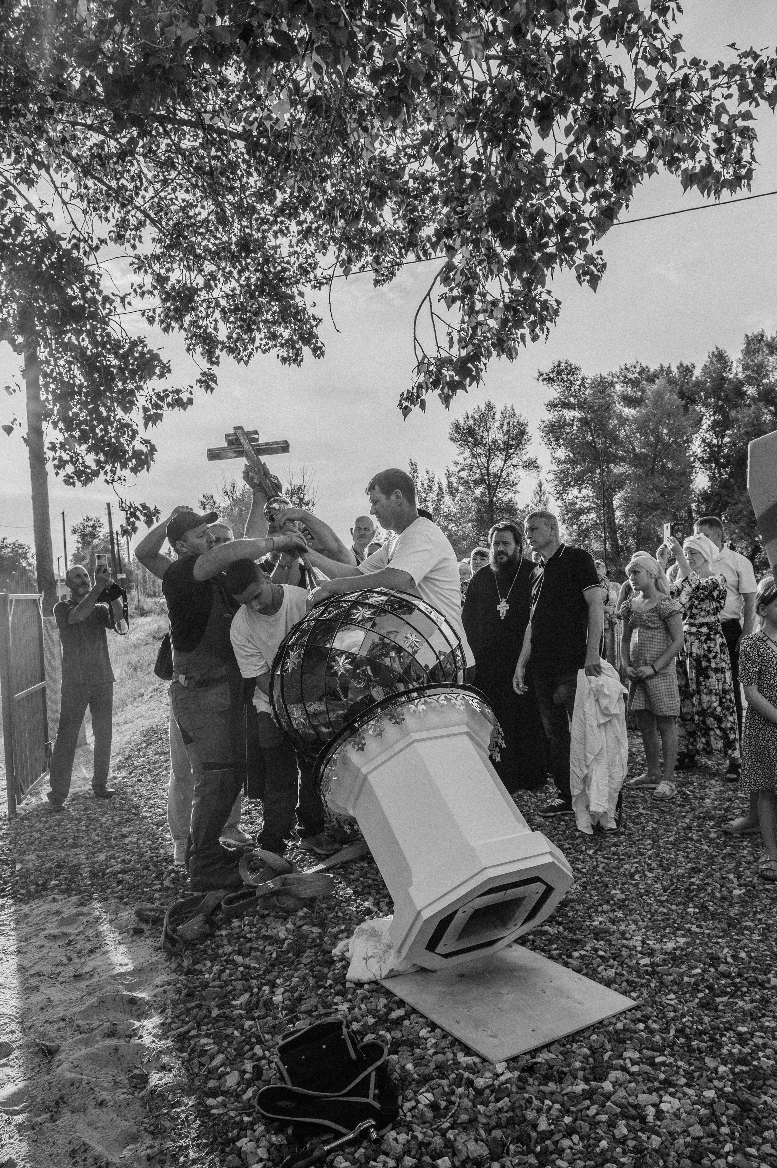 Освещение купола в храме Казанской иконы Божьей Матери х. Закутский. Церковный, семейный и репортажный фотограф Волгоград, Волжский