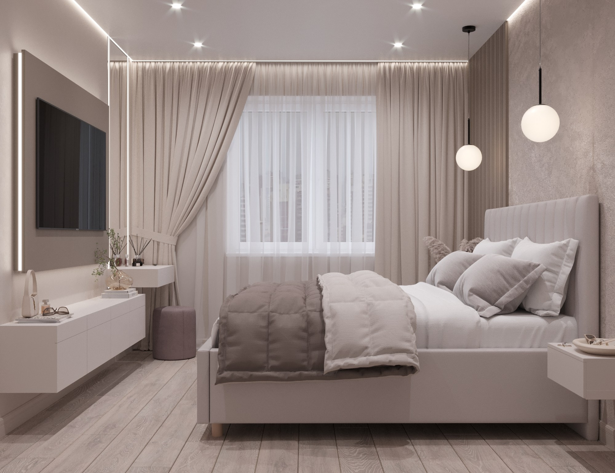 ЖК СитиЛайф 47 кв. м. Дизайнер интерьера Ирина Бовыкина