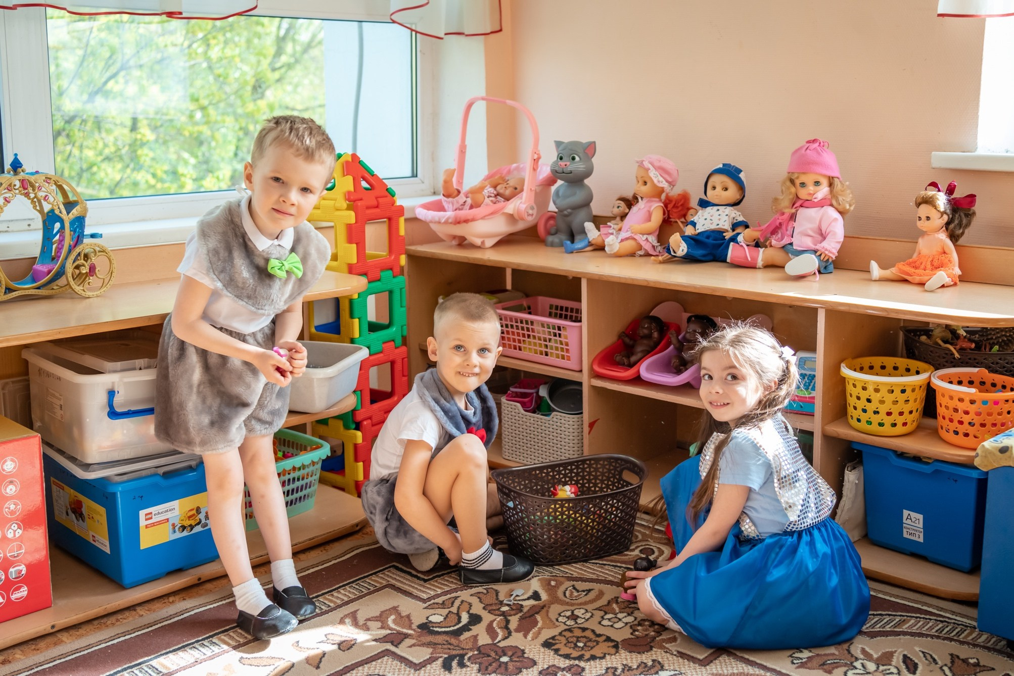 Детский садик. Семейный фотограф Варвара Сорока в городе Москве