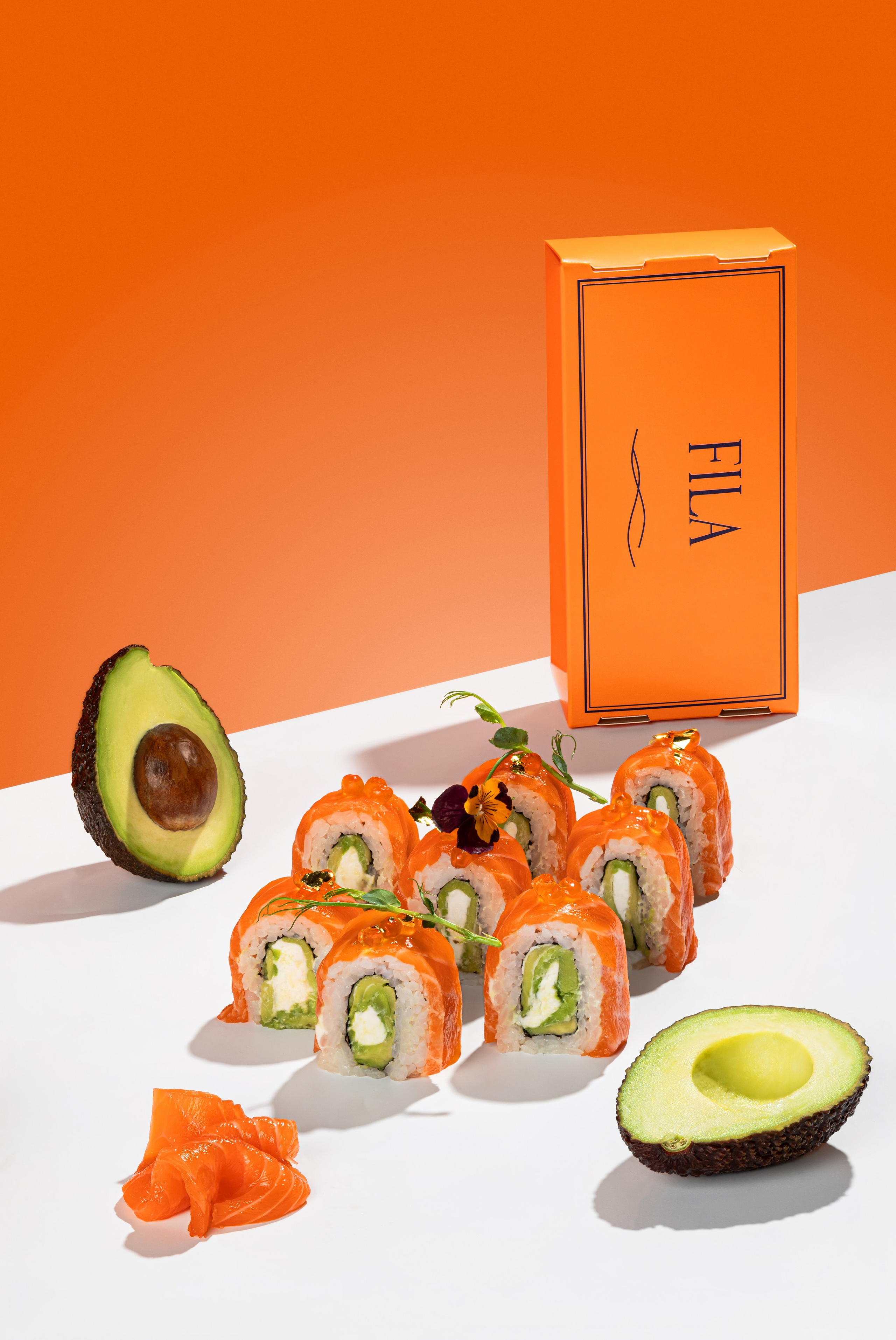 Суши Fila. Екатерина Лементуева фуд-фотограф, предметный фотограф, Новосибирск