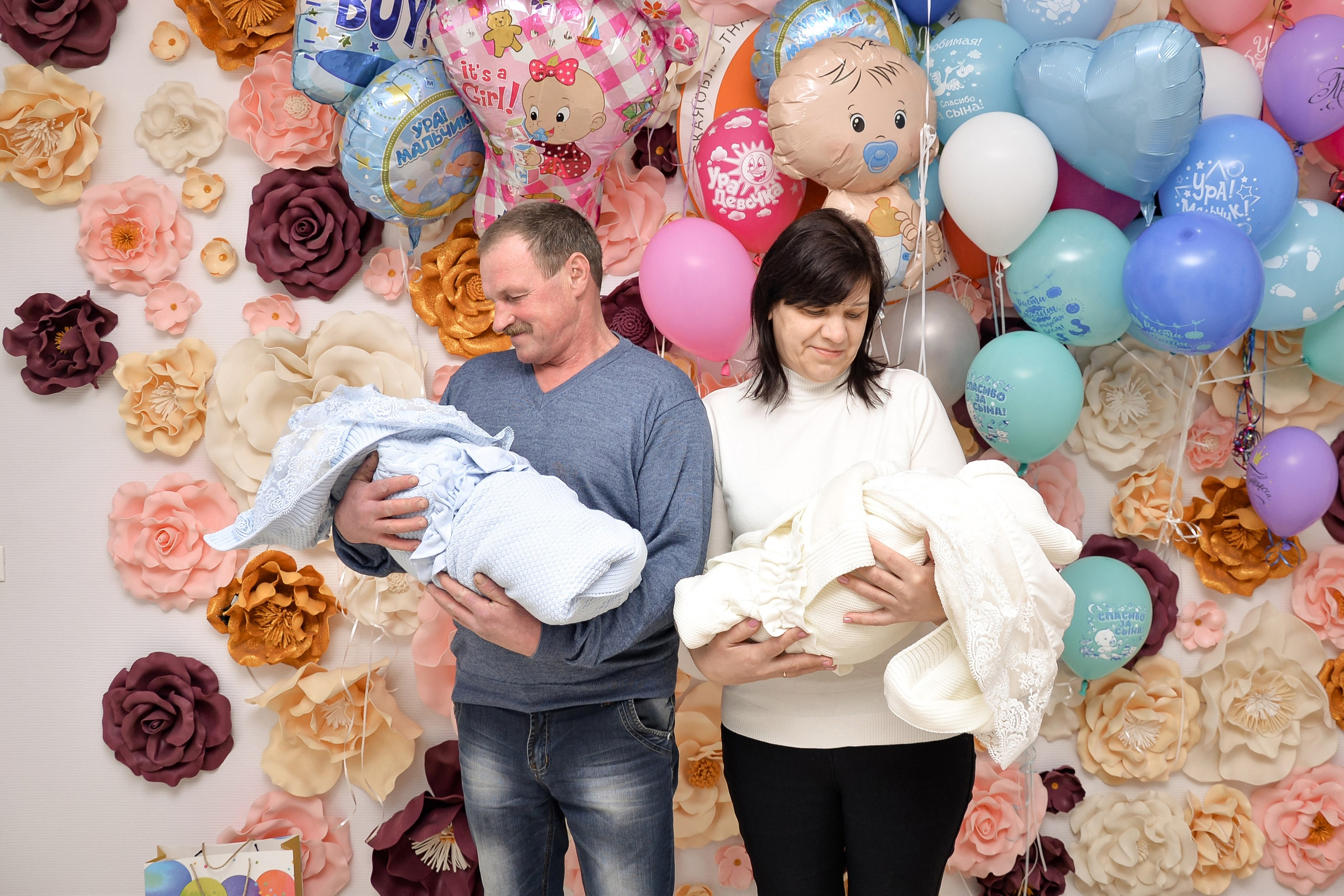 Выписка Королевской двойни. Семейный и свадебный фотограф Галина Абакумова, фотосессии в Белгороде