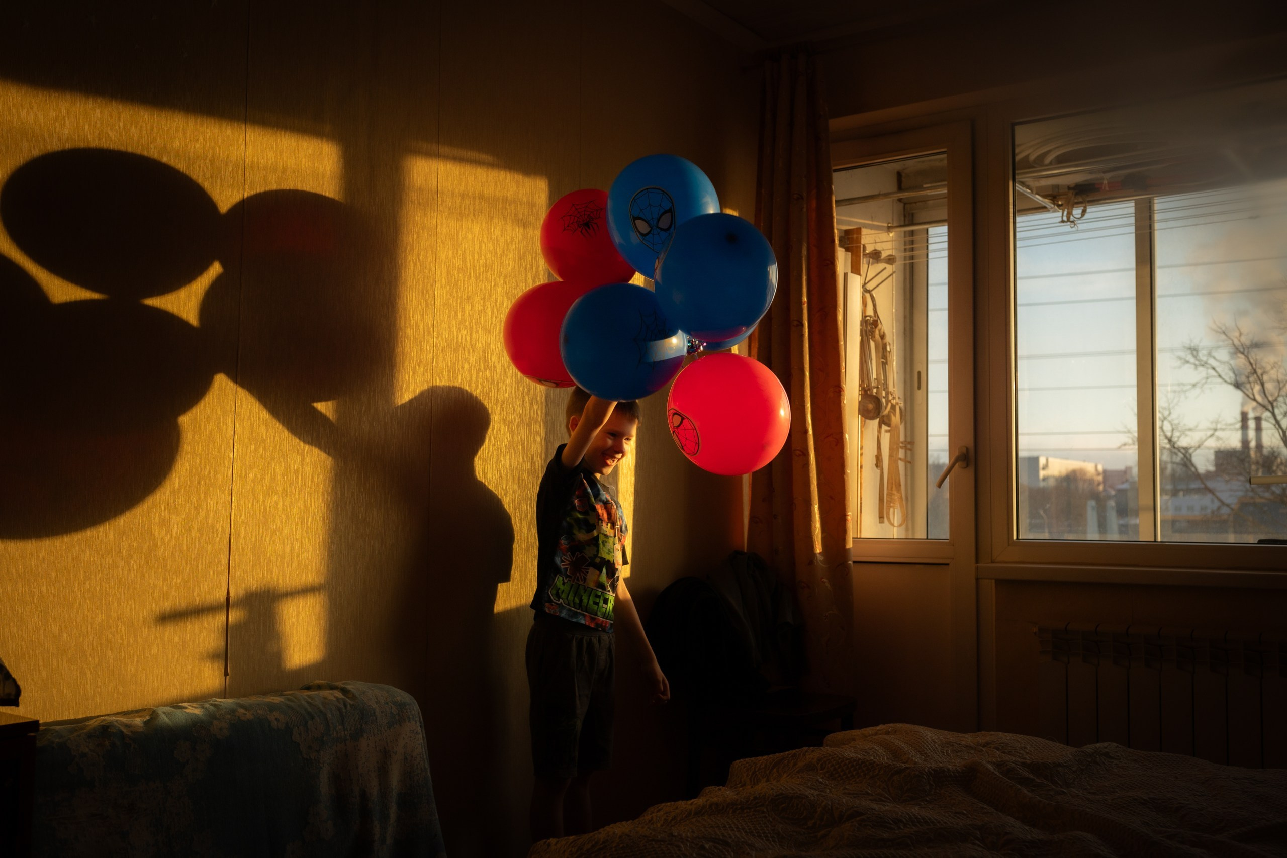 Мальчик, кот и Человек-паук. Семейный фотограф в Москве Марина Аргунова