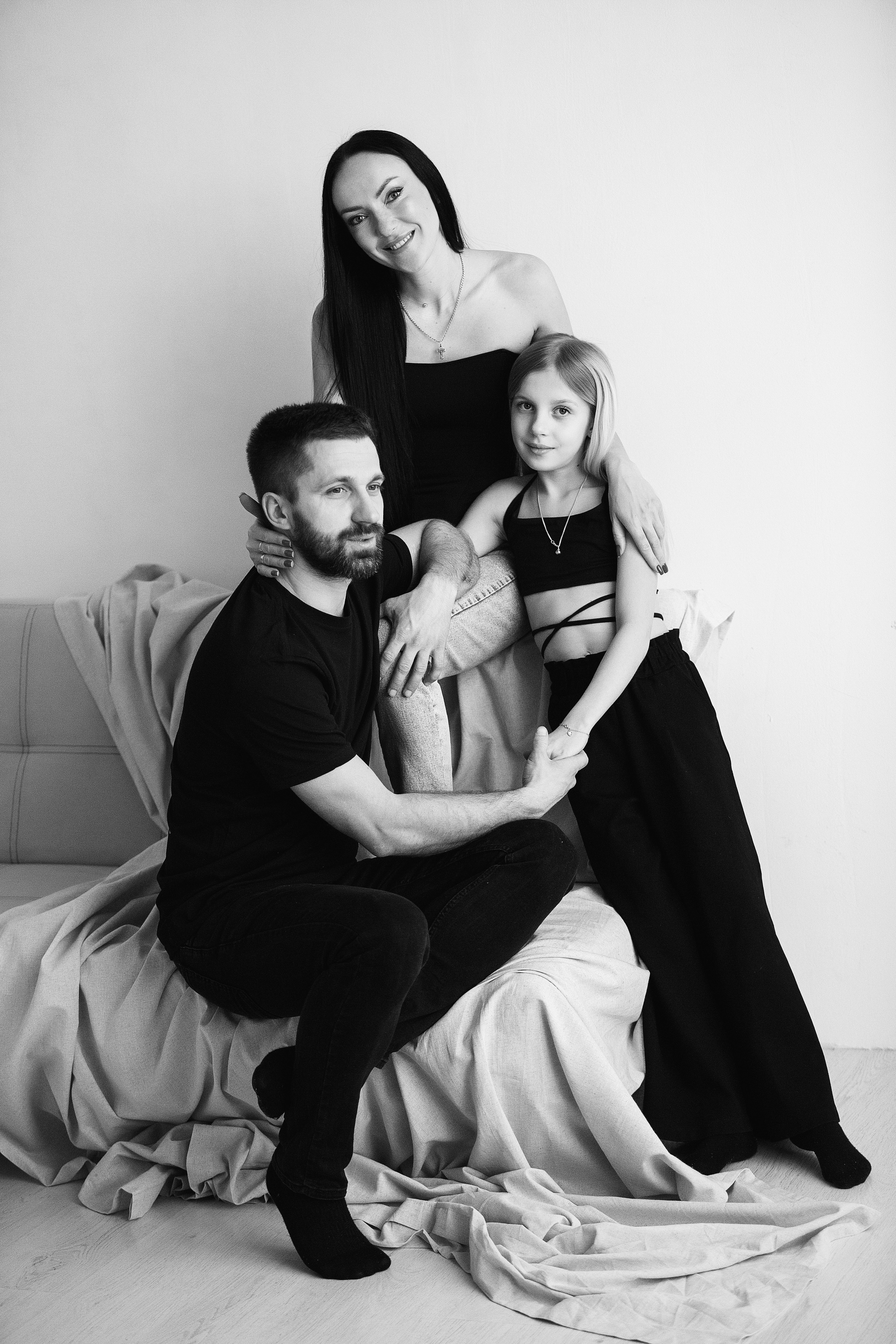 ЧБ серия. Фотограф новорожденных Оксана Полевская