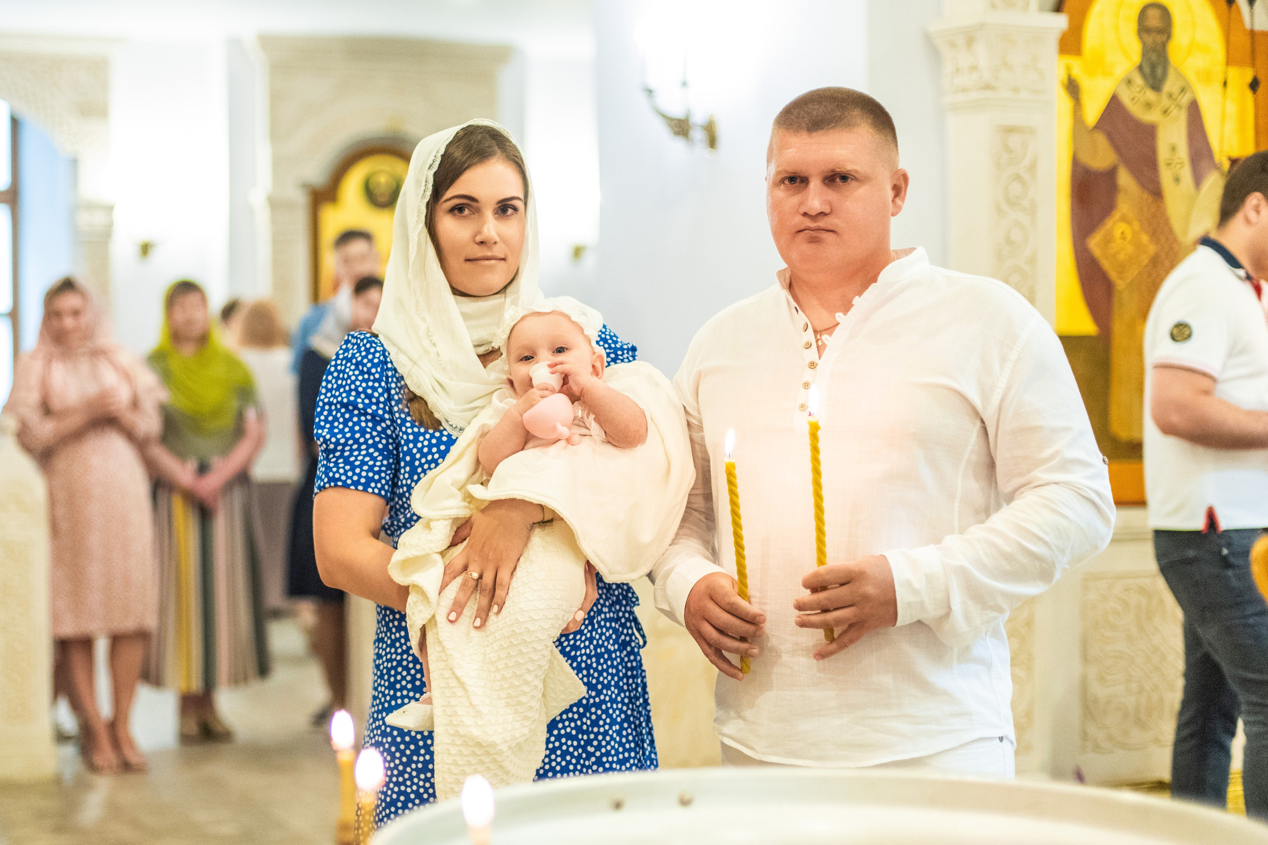 Крещении Ксении. Фотограф Юлия Попова