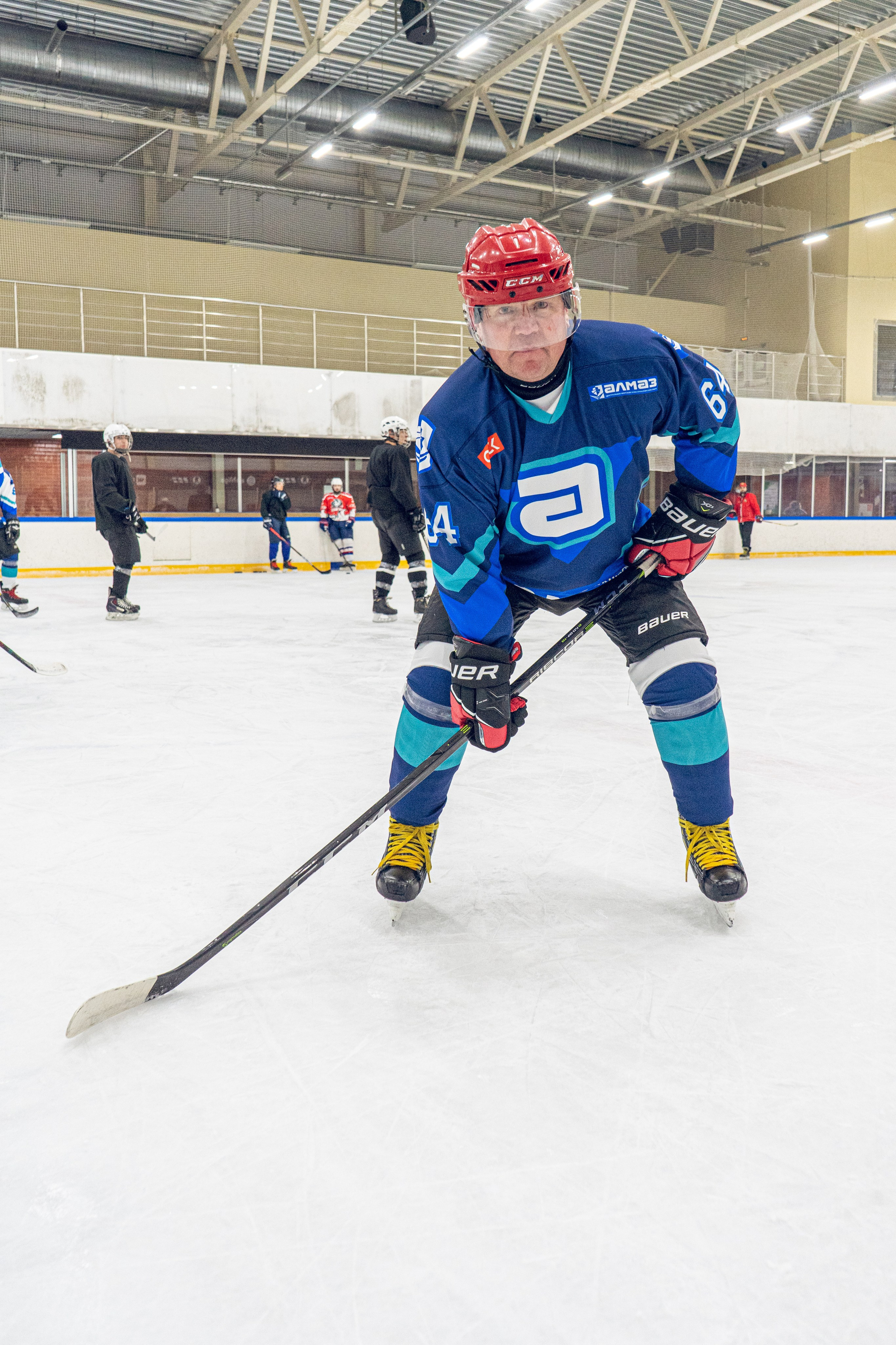 Тренировка по хоккею «ЦМКБ «Алмаз»