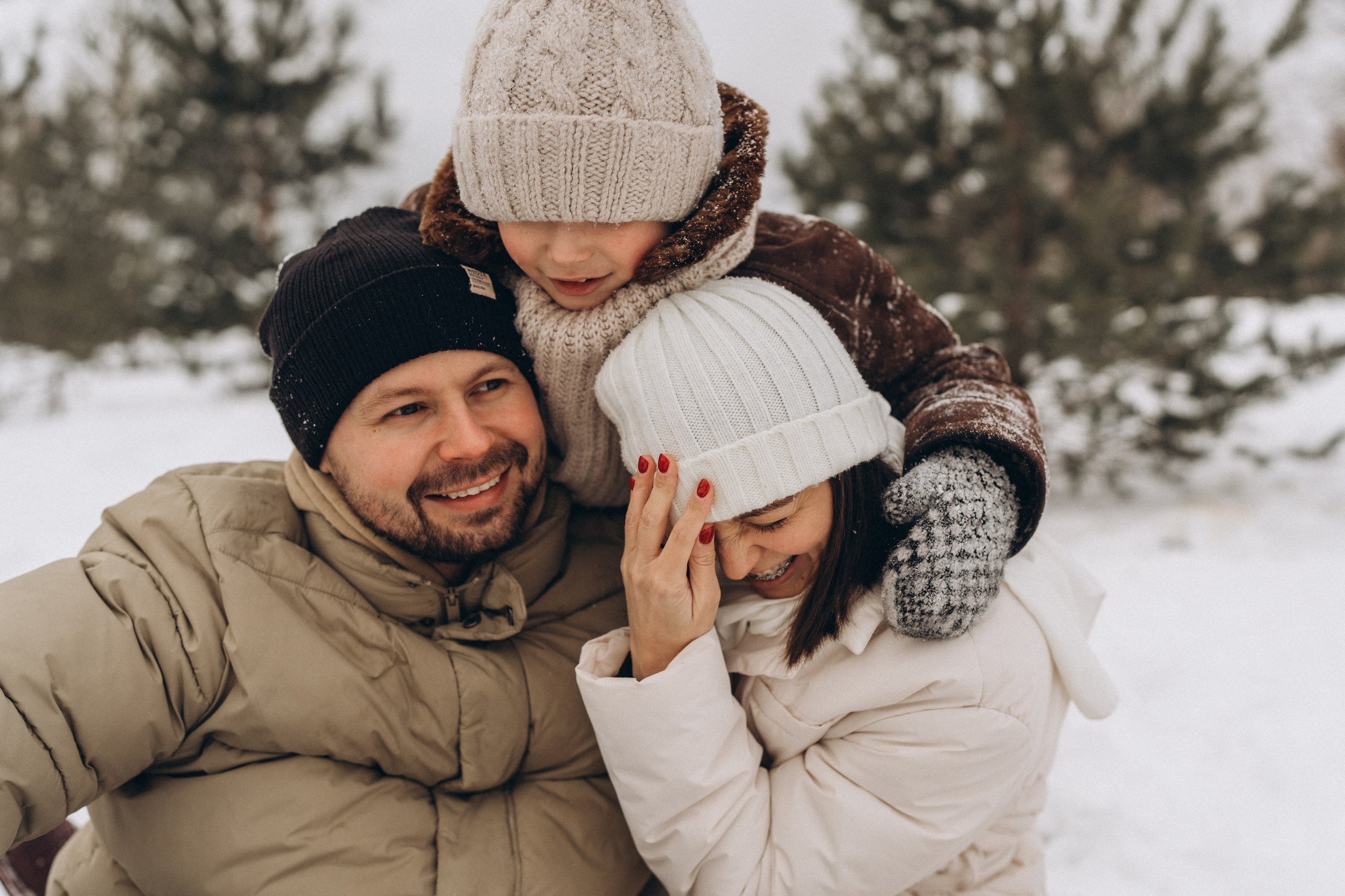 Зимняя семейная фотосессия. Детский, семейный и ньюборн фотограф в Москве Юлия Шуарт