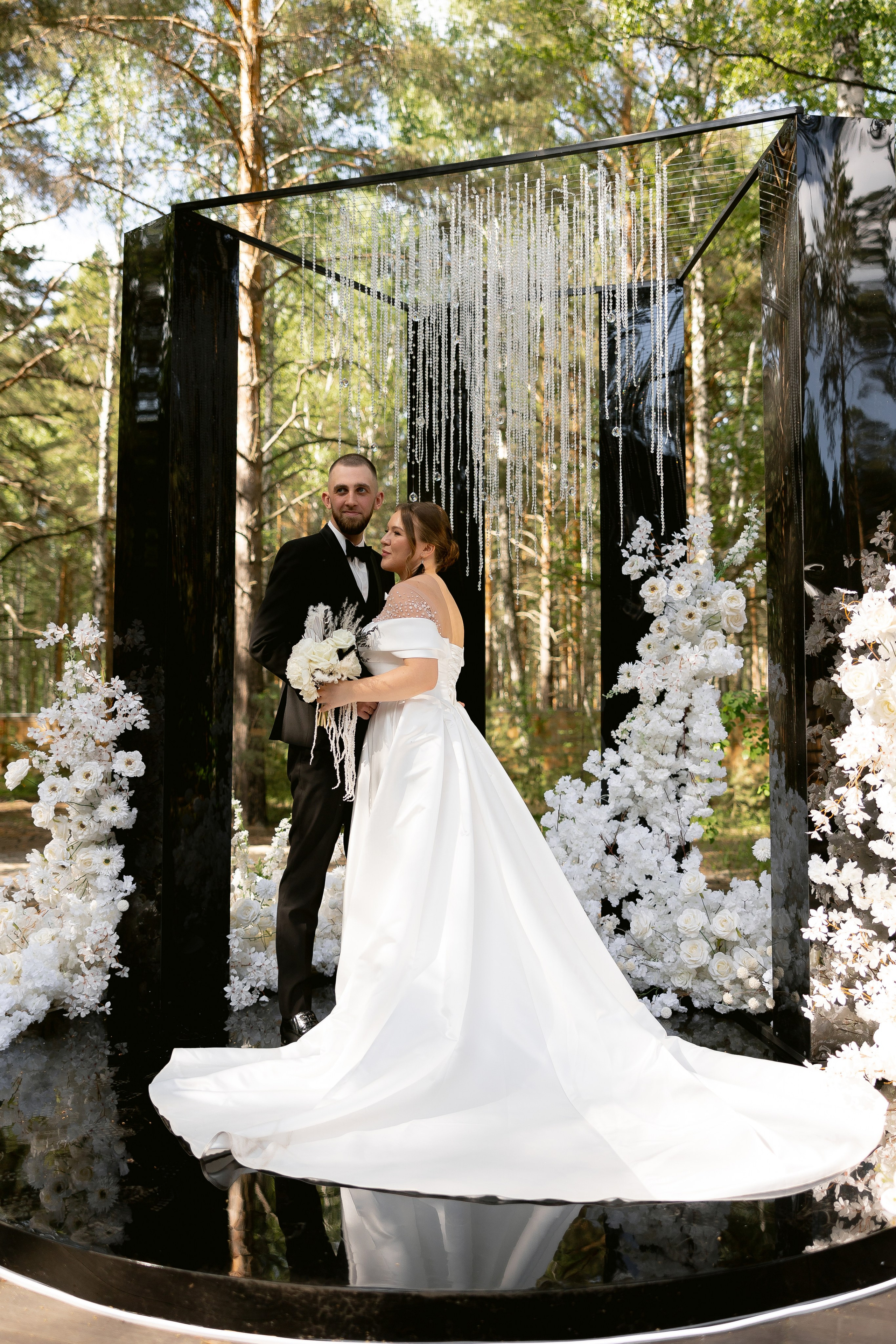 Black and white wedding. Организация свадеб тюмень