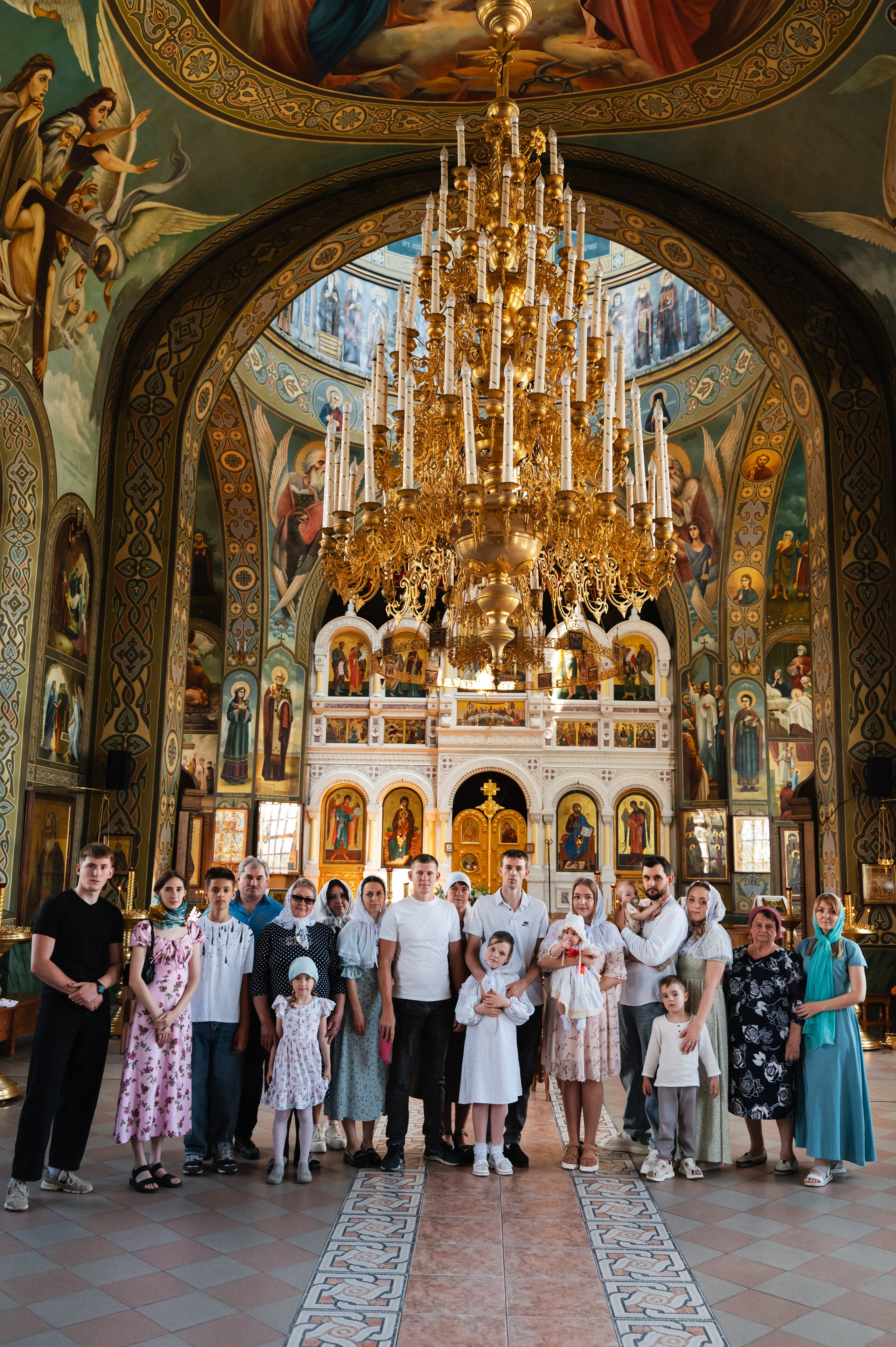 Таинство Крещения Дарьи (Храм Преполовения Пятидесятницы). Фотограф Ярута Оксана / Ростов-на-Дону