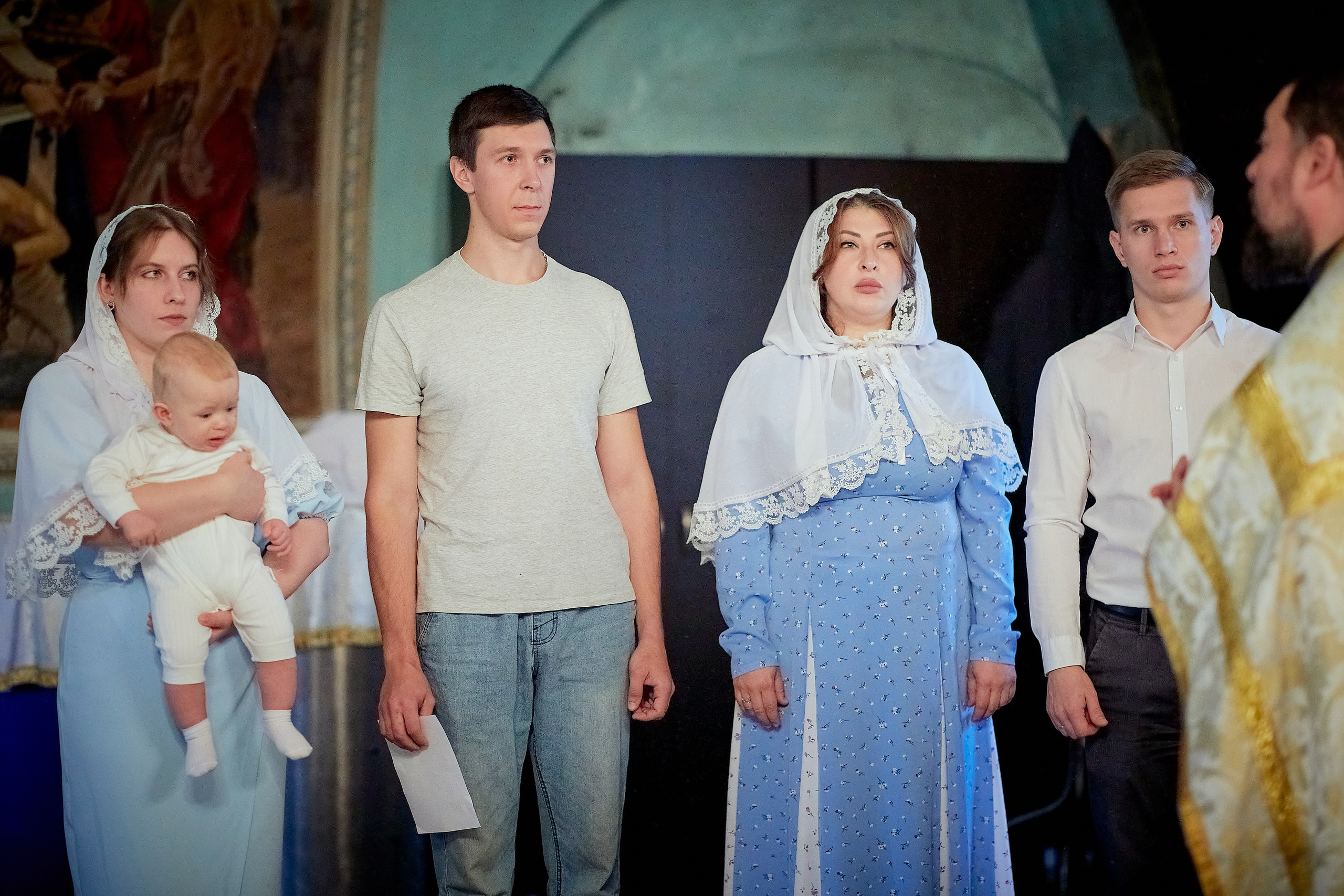 Крещение Егорушки. Семейный и детский фотограф в Ярославле Юлия Галашина