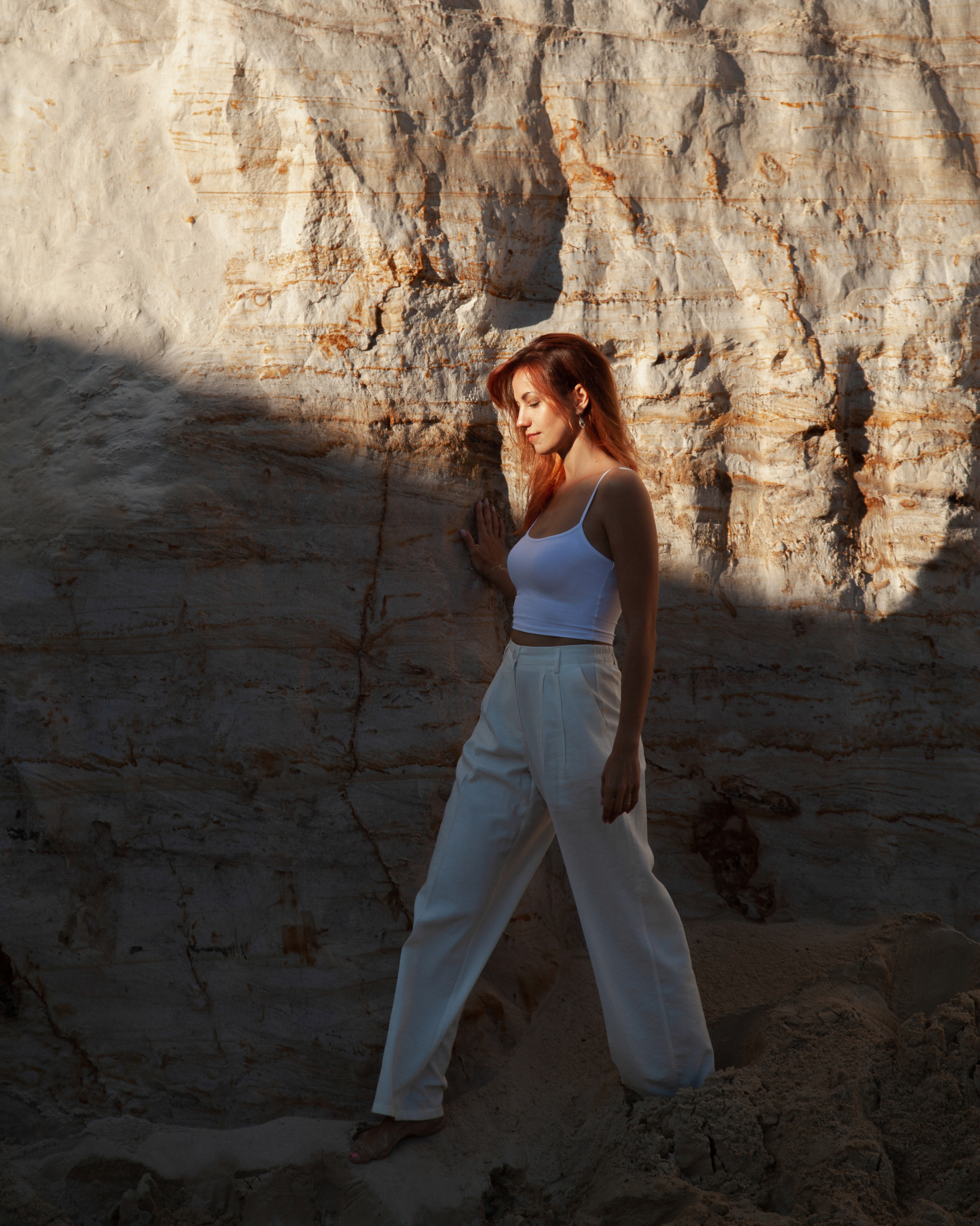 Съёмка на песчаном карьере в Московской области. Контент фотограф в Москве и области Елена Кулакова