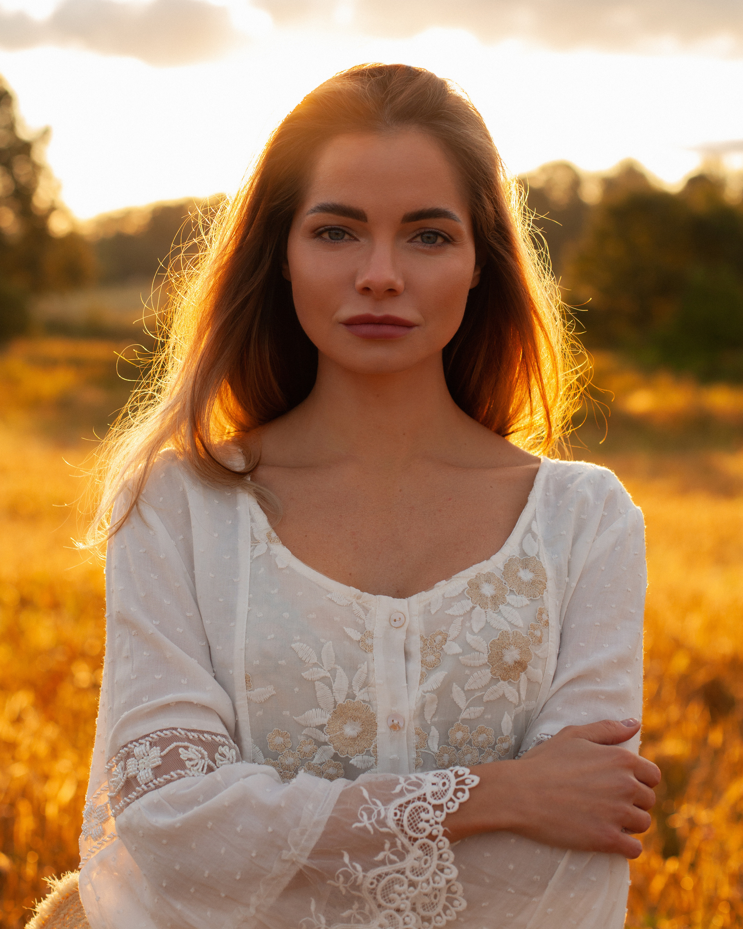 Съемка в пшеничном поле. Контент фотограф в Москве и области Елена Кулакова