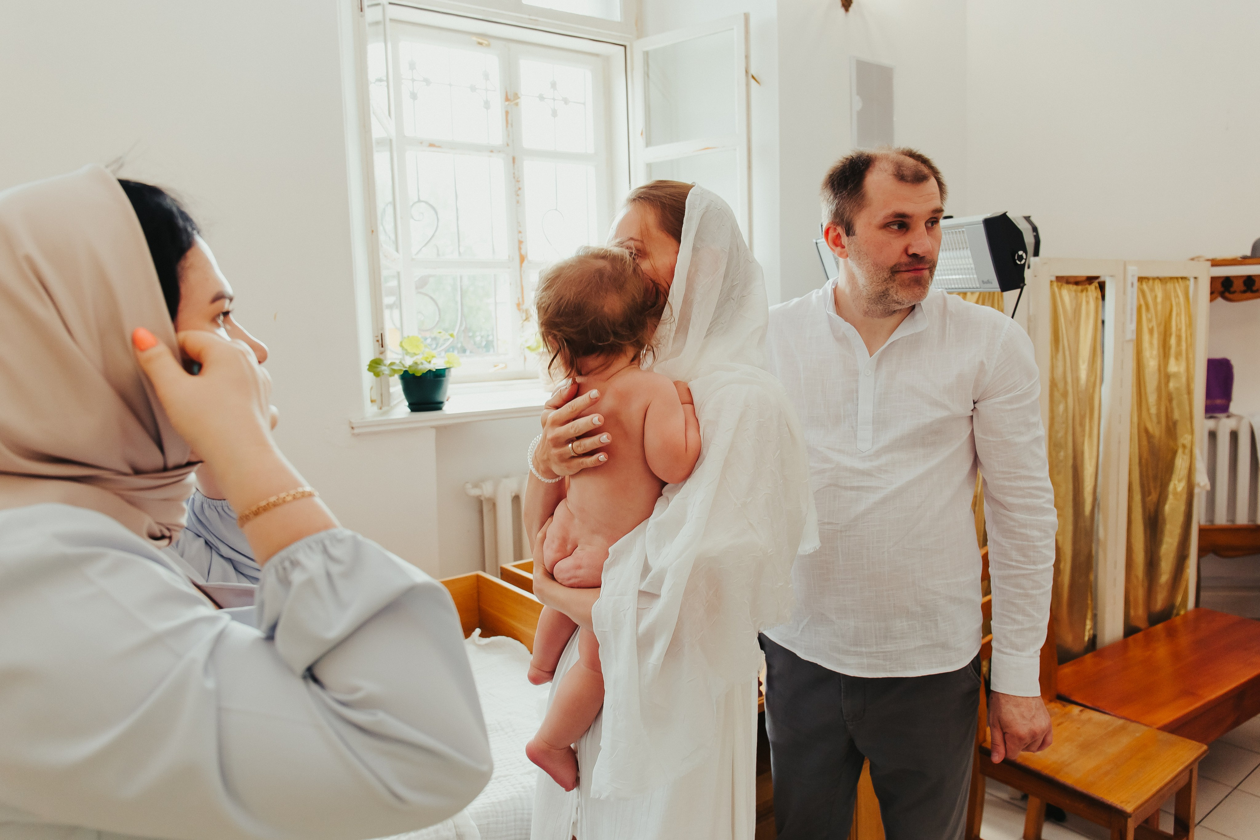 Фотосъемка Крещения ребенка. Фотограф новорожденных и детский в Сергиевом Посаде Кругликова Юлия