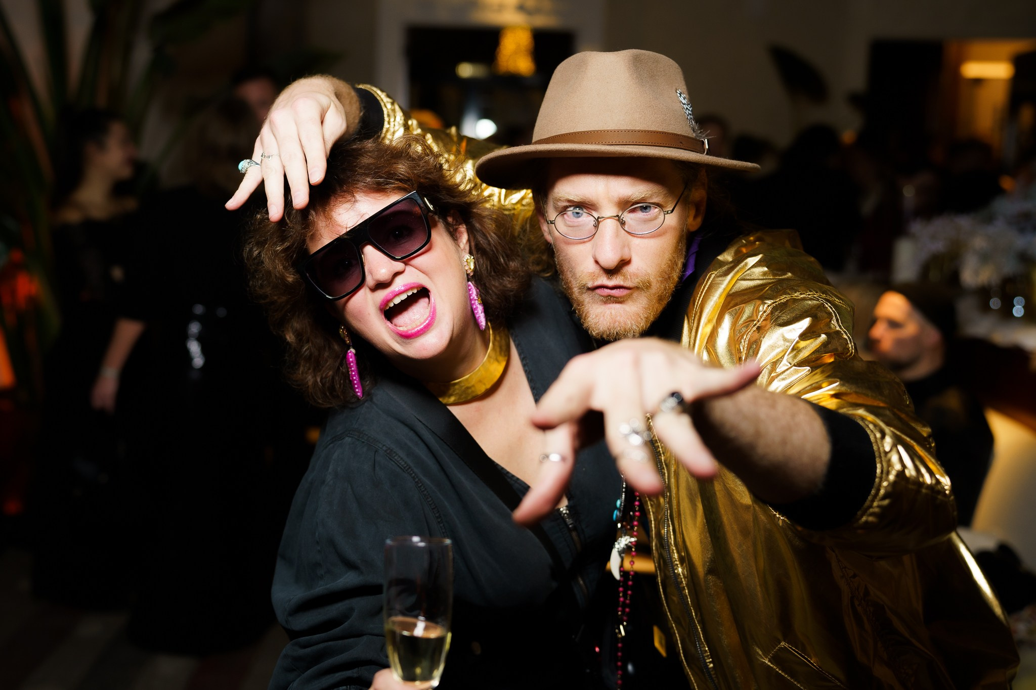 Традиционная золотая вечеринка INTERIOR+DESIGN, приуроченная к выходу главного номера года Gold Edition 2024. Фотограф Василий Буланов