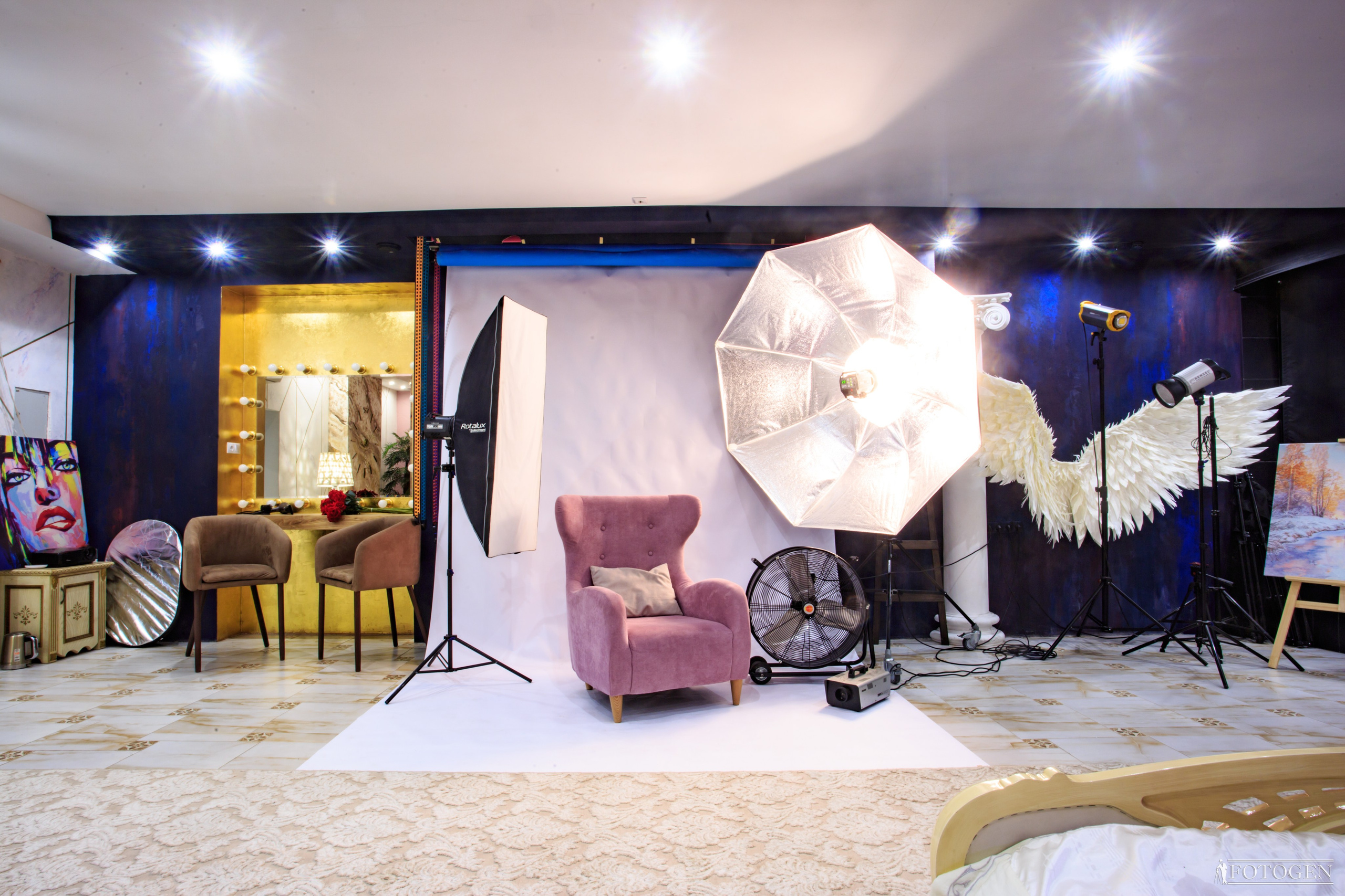 Интерьерные локации FOTOGEN: 7 уникальных фотозон для вашей фотосессии. Интерьерная фотостудия FOTOGEN г. Краснодар