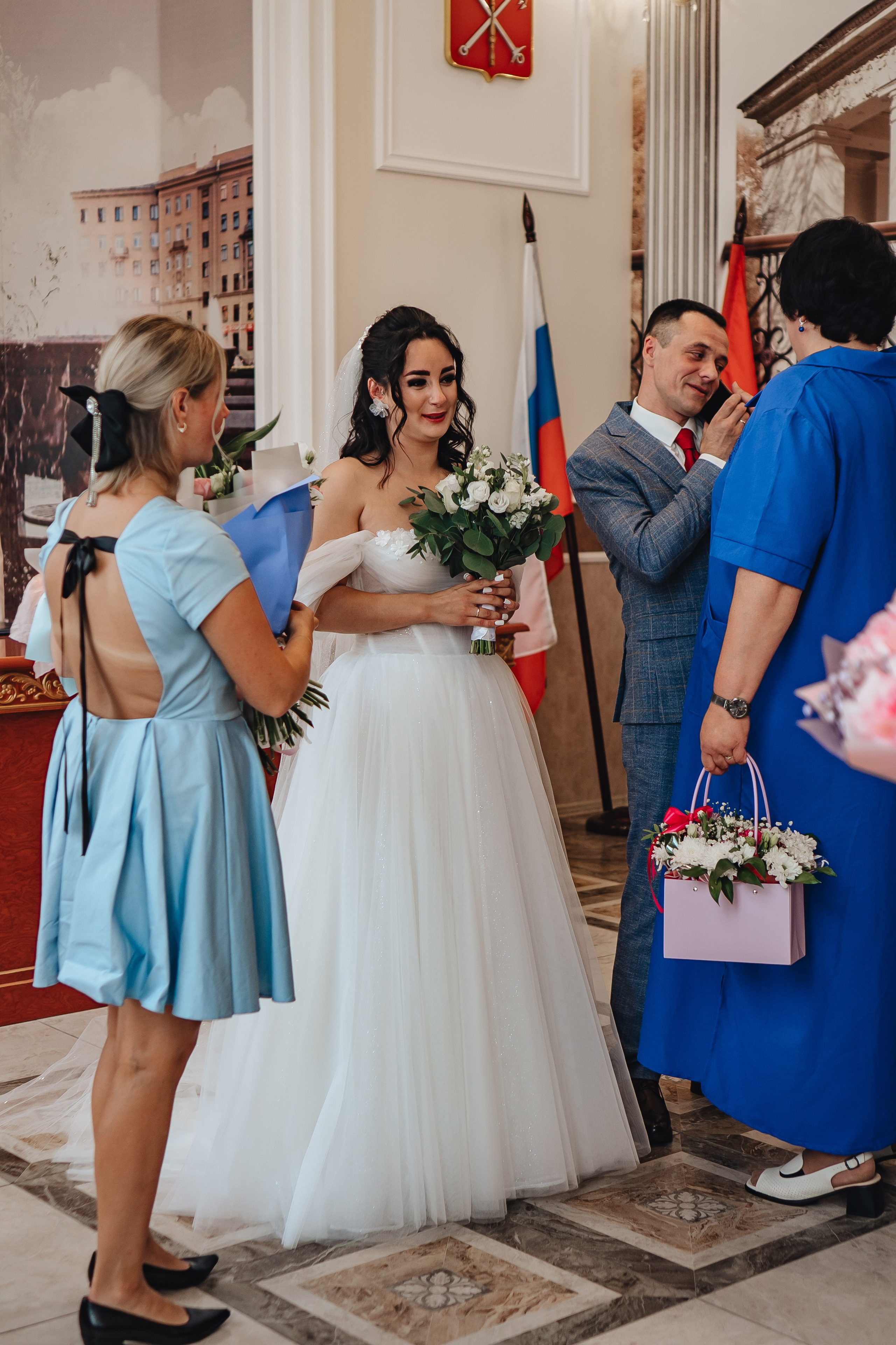 СВАДЕБНАЯ СЬЕМКА В ЗАГСЕ НА МОСКОВСКОМ ПРОСПЕКТЕ. Профессиональный фотограф, Санкт-Петербург — Виктория Богомолова