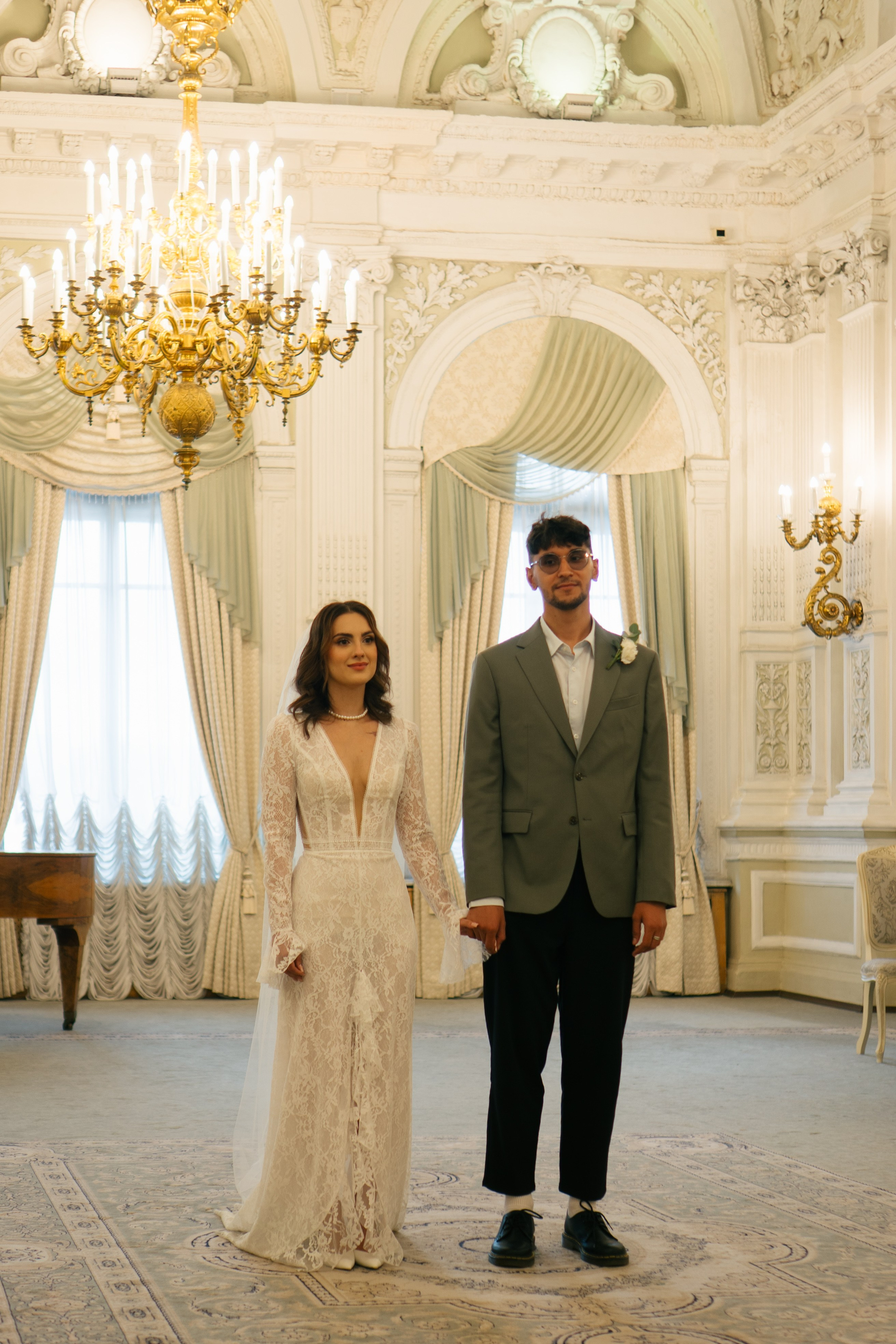 СВАДЕБНАЯ СЬЕМКА В ПЕРВОМ ДВОРЦЕ БРАКОСОЧЕТАНИЯ. Профессиональный фотограф, Санкт-Петербург — Виктория Богомолова