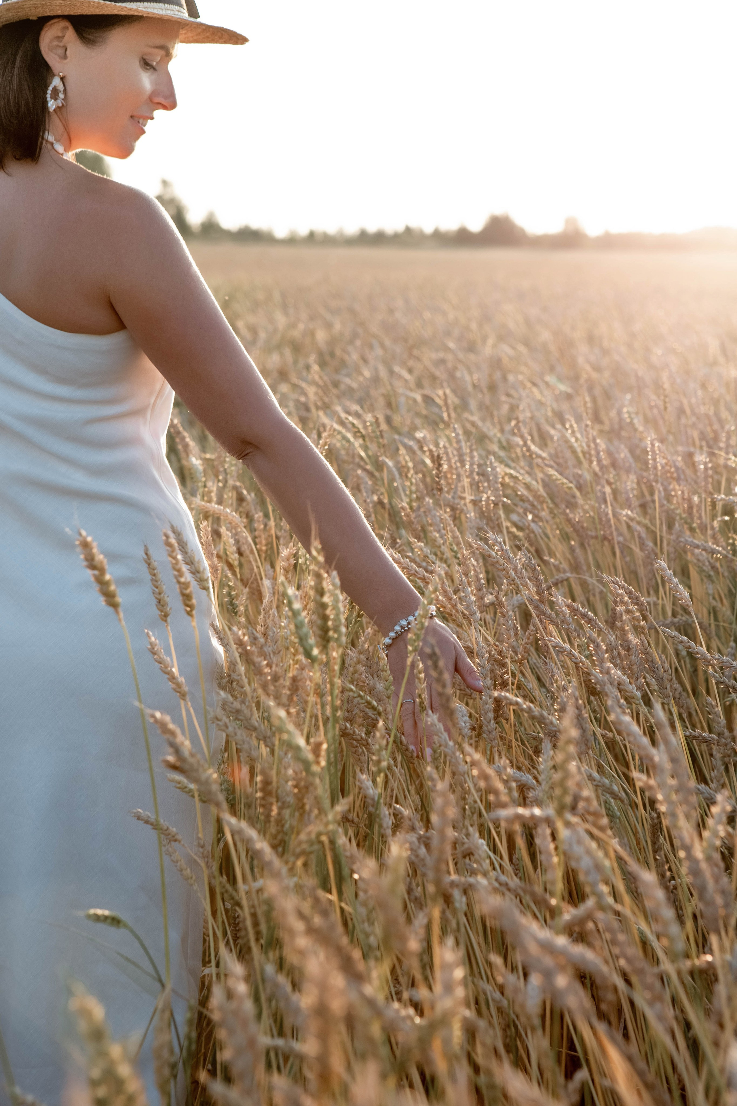 Пшеница на закате. Фотограф Екатерина Голицына