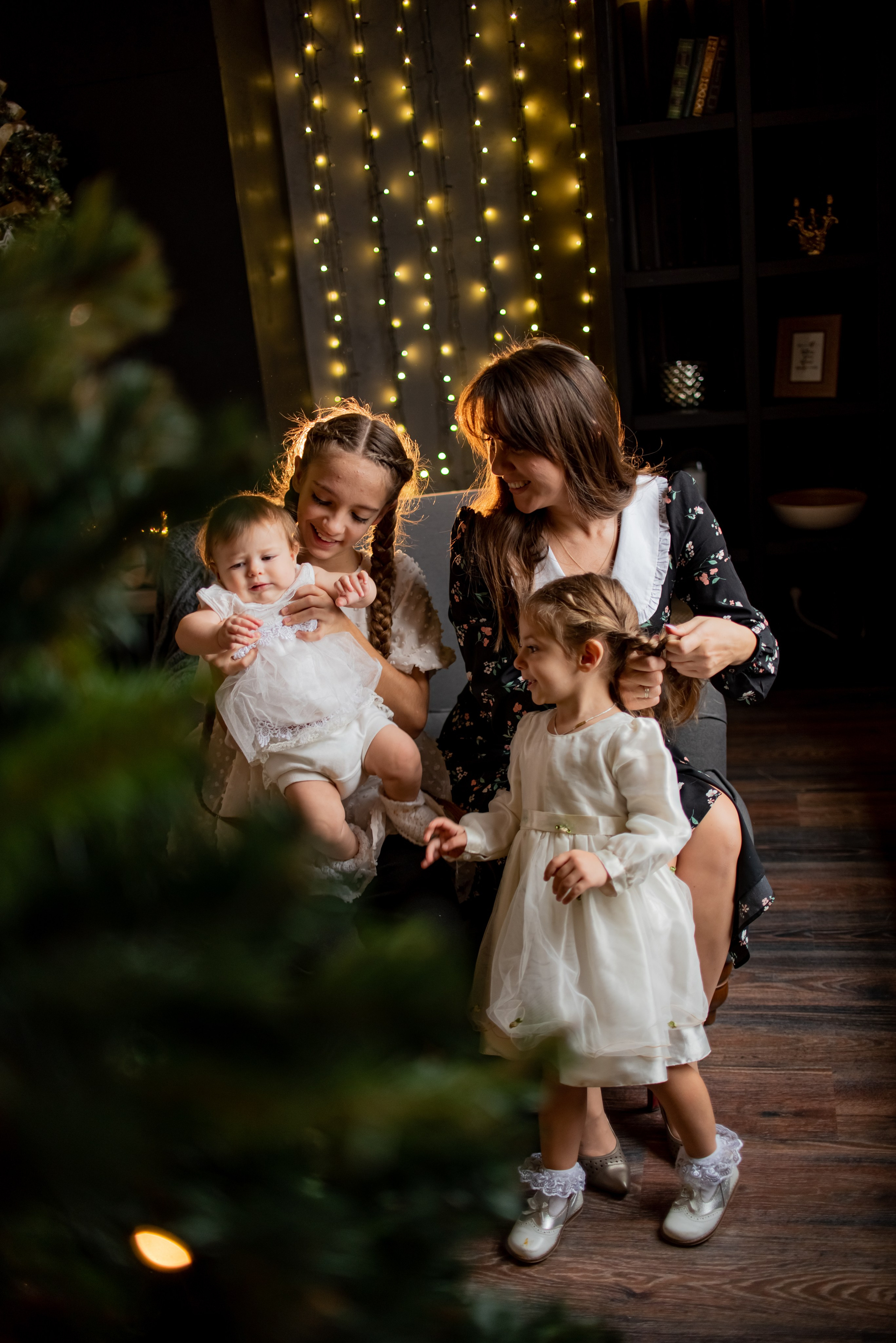 Новогодние фотосессии в студиях. Свадебный и семейный фотограф Екатерина Пушан. Москва, Балашиха, Железнодорожный, Солнечногорск