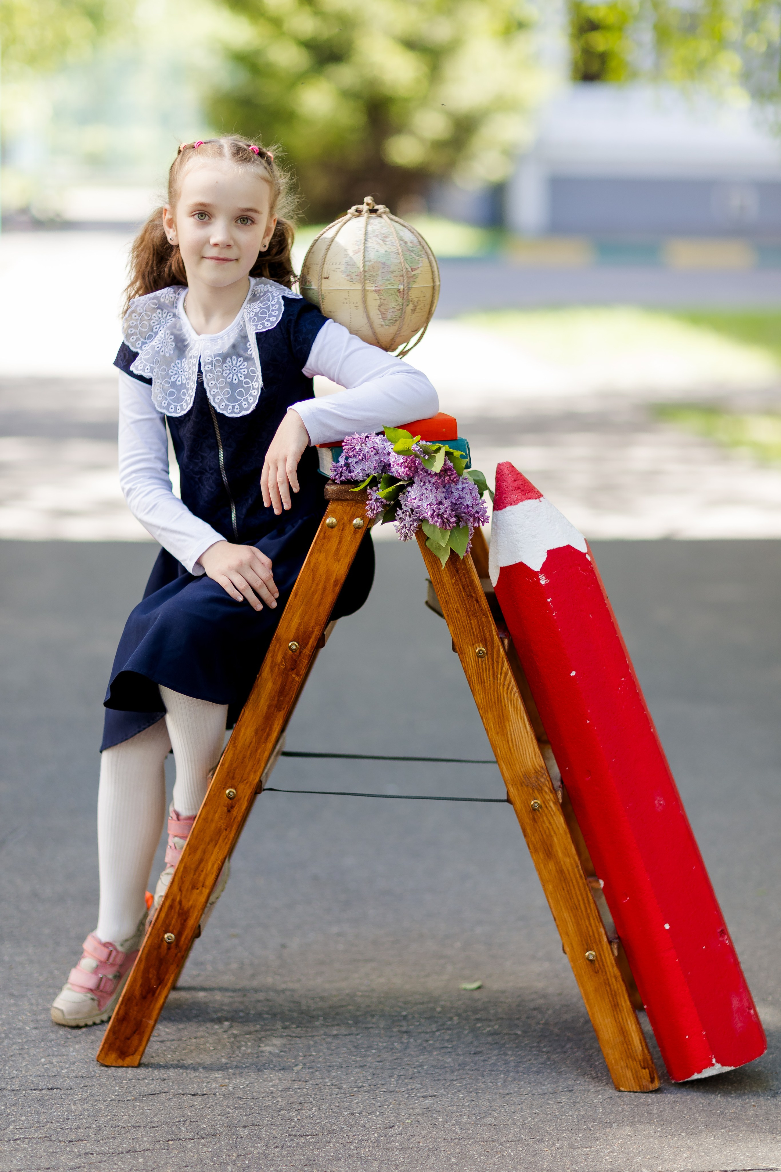 Весенняя съемка в начальной школе для первоклашек. Выпускные альбомы в Зеленограде и Москве