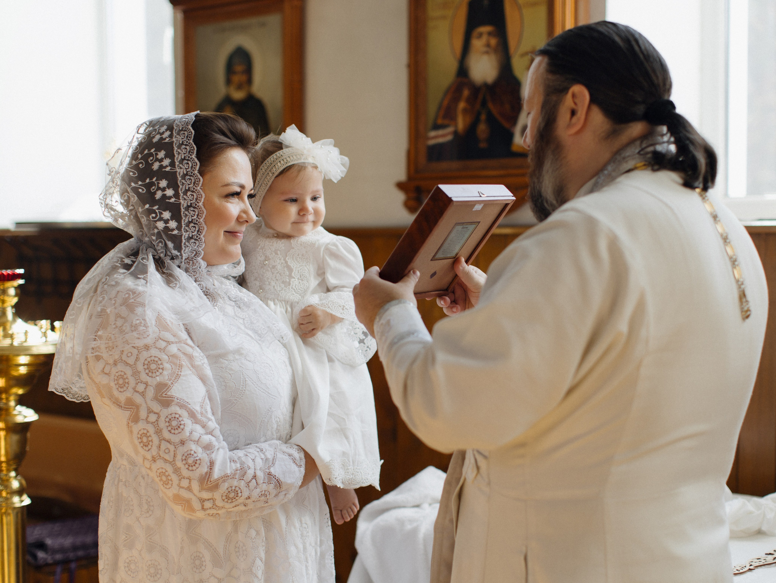 Таинство крещения Екатерины. Photograph Svetlana Volkova
