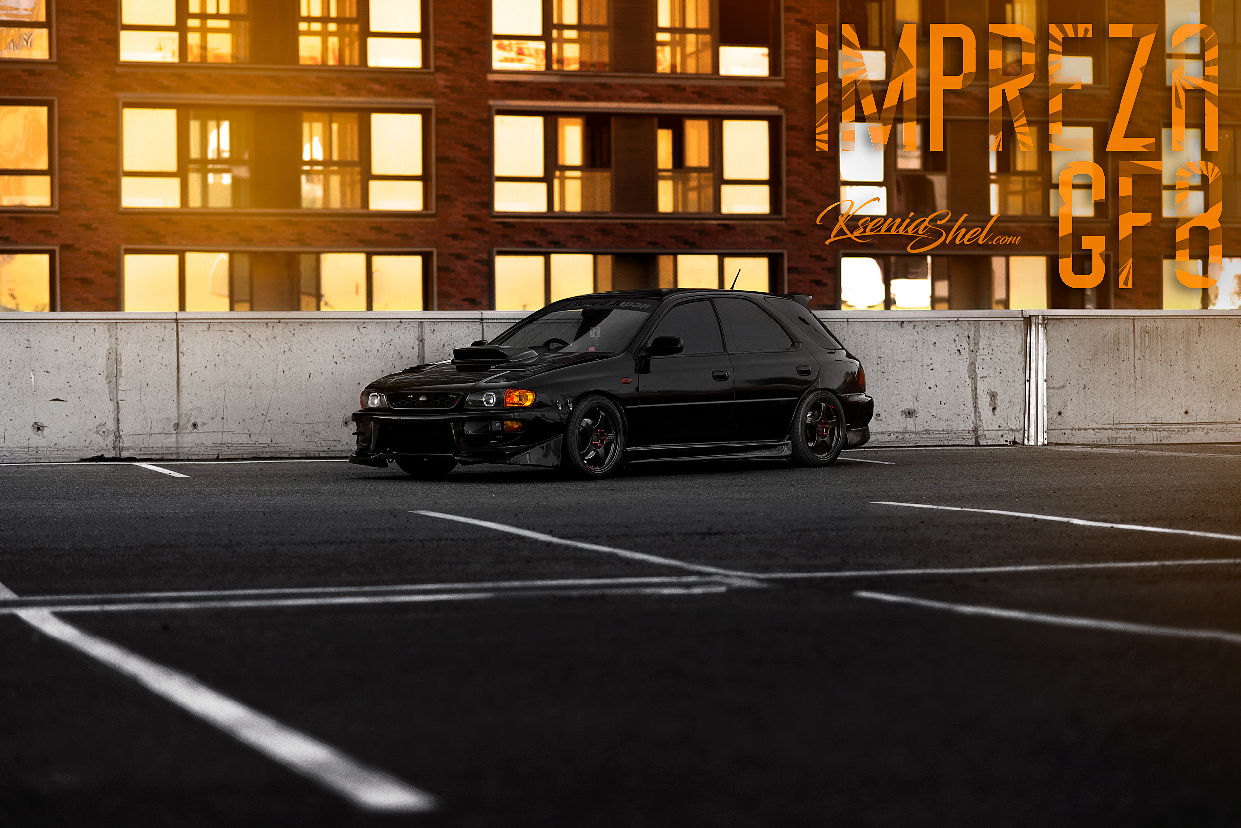 Subaru Impreza GF8. Ksenia Shel | Automotive Photography