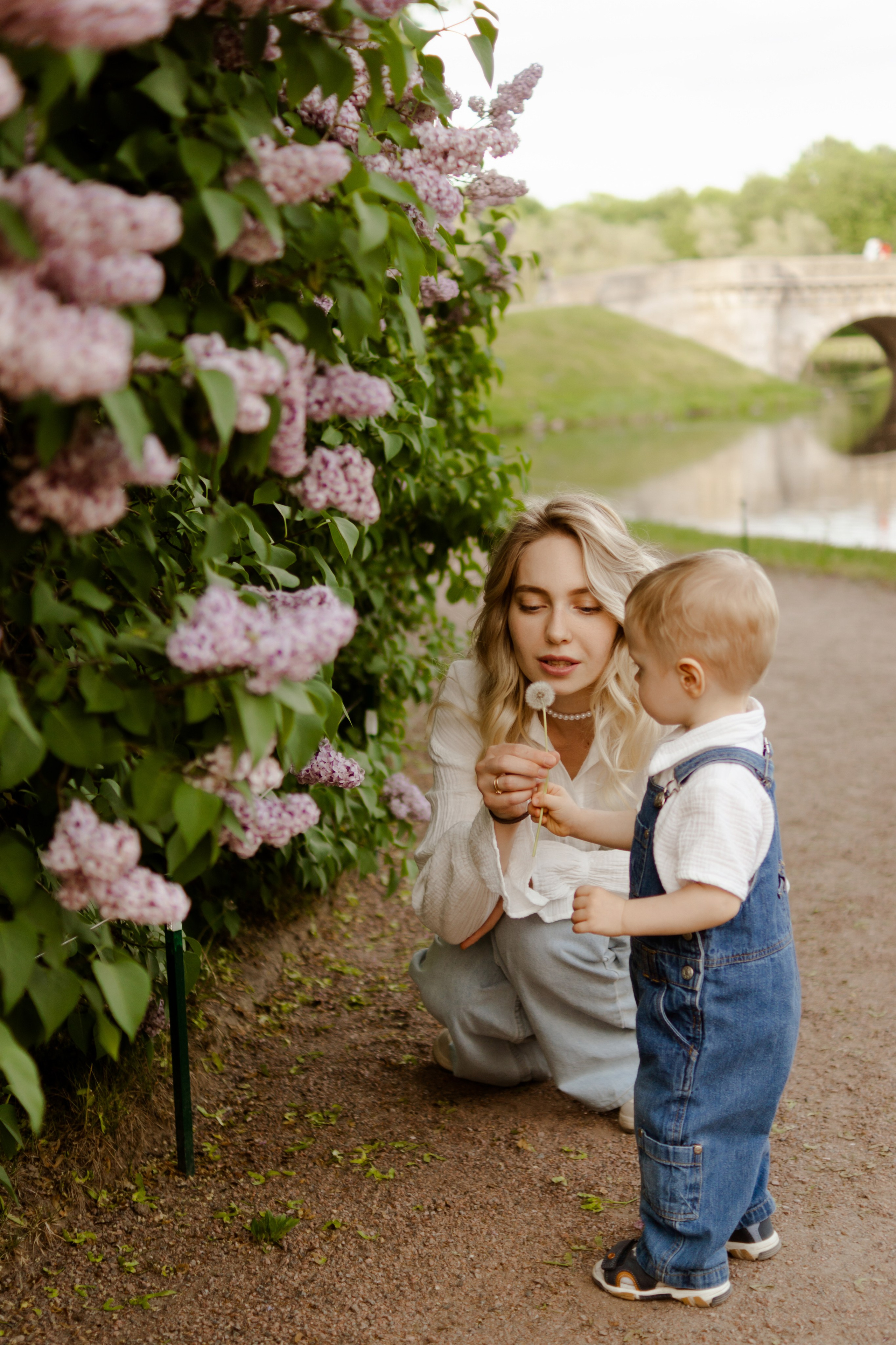 Аня с сыном Сашей