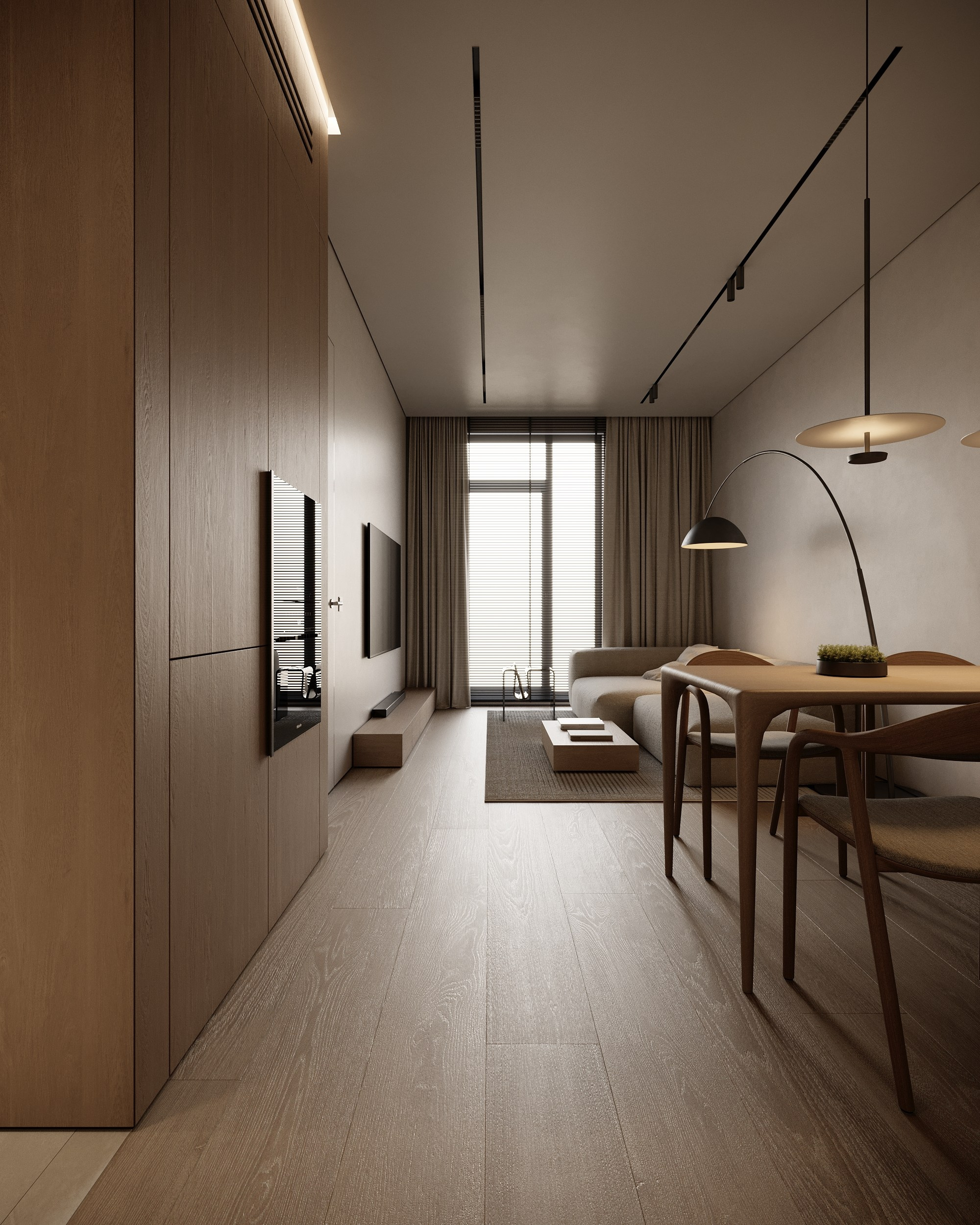 Современная квартира для семейной пары в ЖК Нагатино АйЛенд. Дизайн интерьера Санкт-Петербург | Москва | Калининград