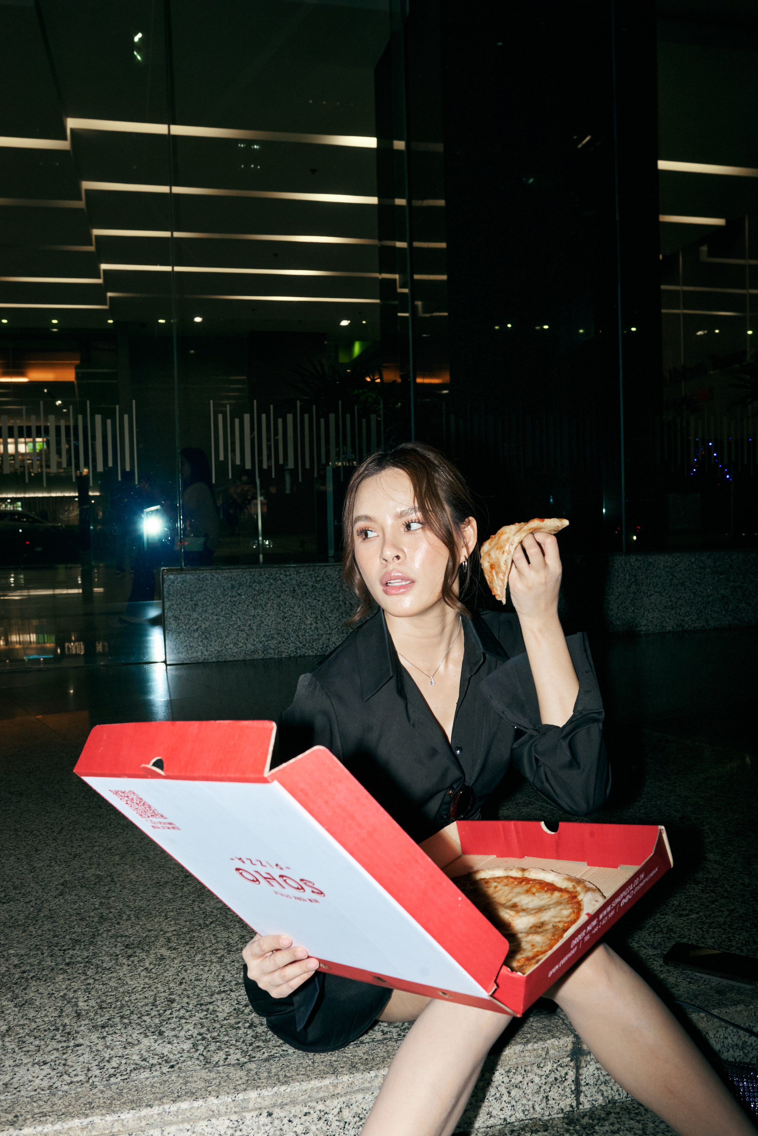 Pizza with Warunya. Photographer Bangkok — Pattaya | фотограф Бангкок — Паттайа