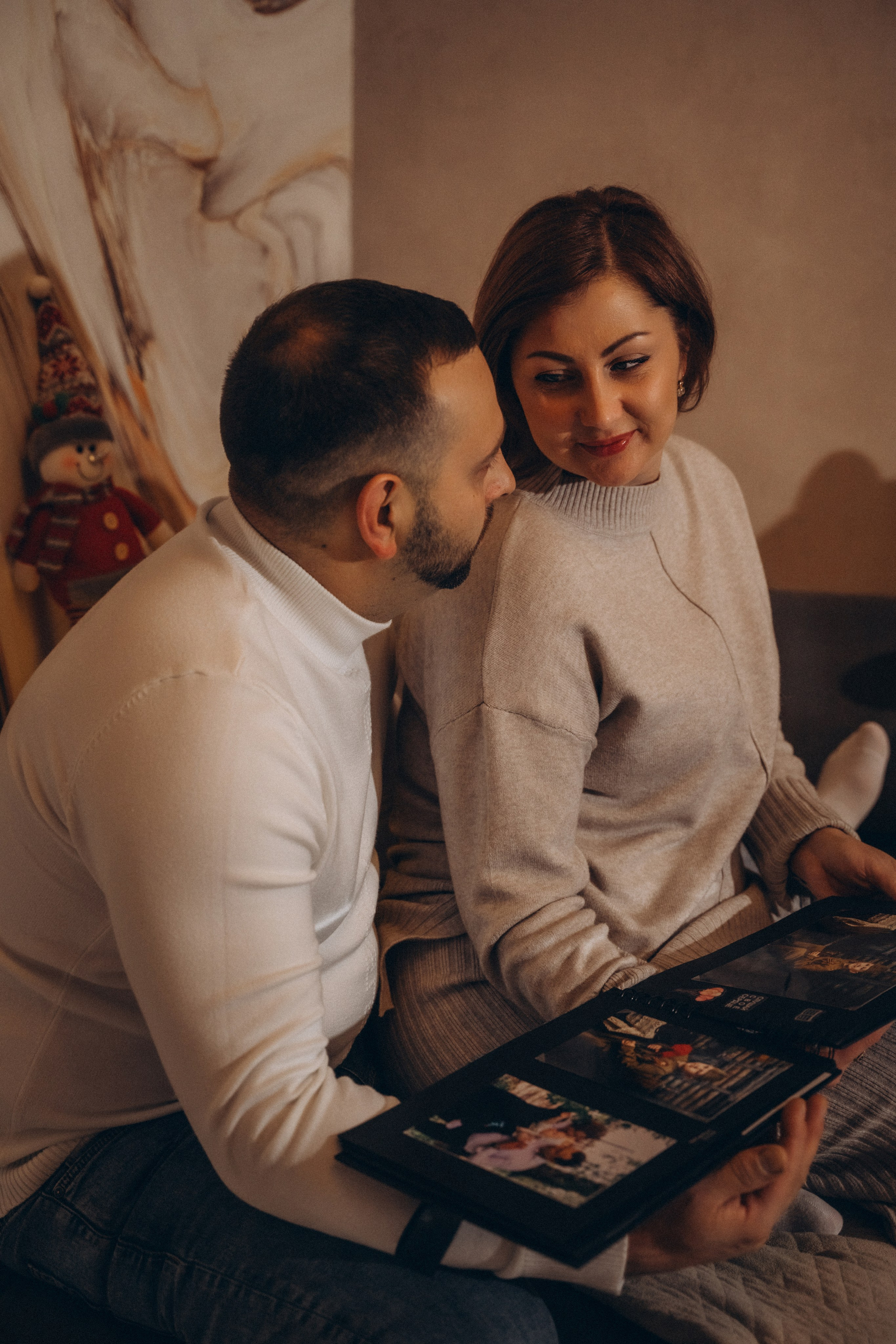 Семья Киприяновы, Новый год дома. Семейный фотограф в Белгороде Амелина Алина