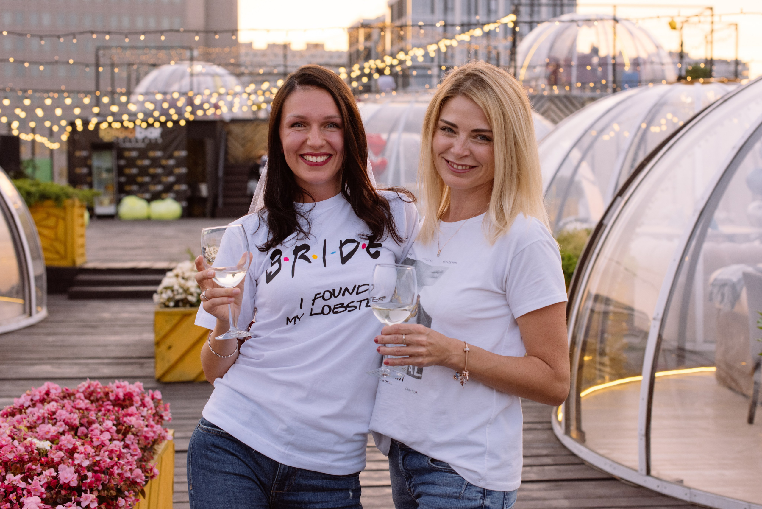 Девичник на крыше Loft. Свадебный фотограф в Москве Анна Полушина