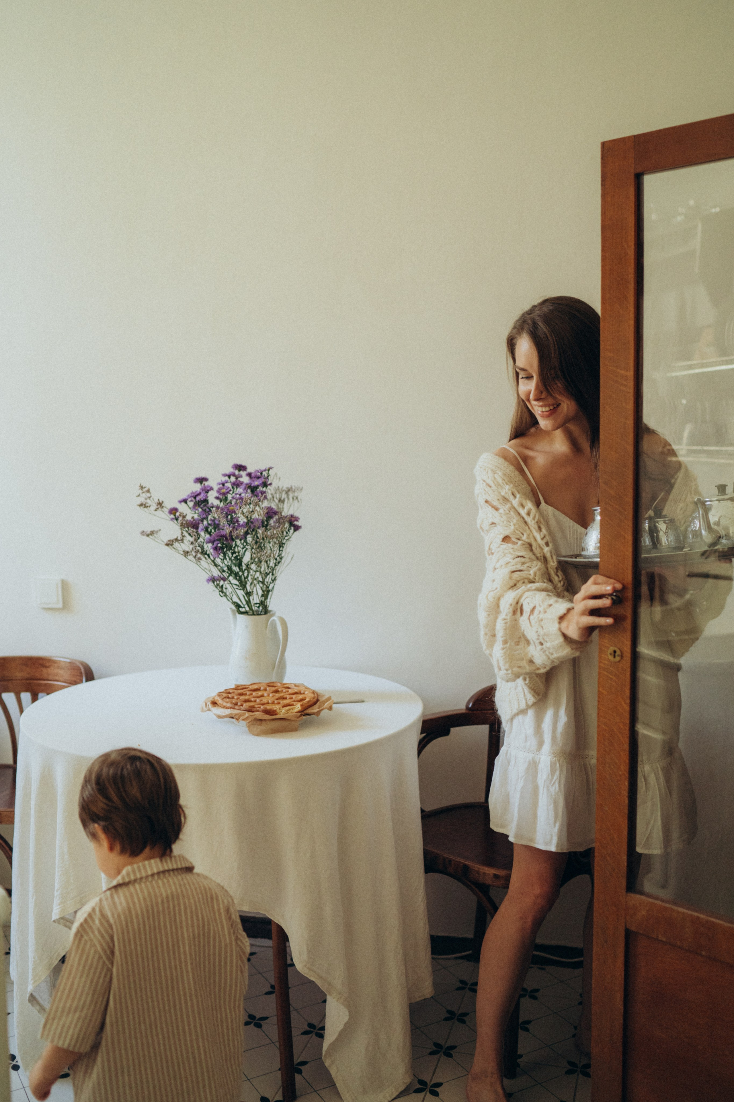 Теплым осенним днем дома. Семейный фотограф в Москве Елена Гильманова