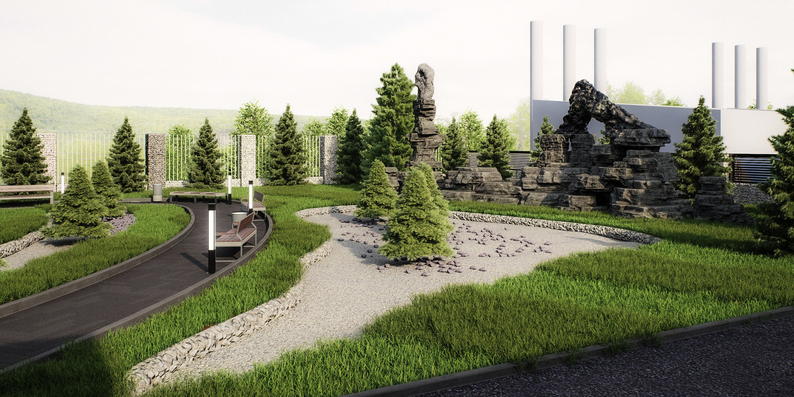 Сквер ГОК «Солнечный». Архитектурно-дизайнерское бюро ROOMS