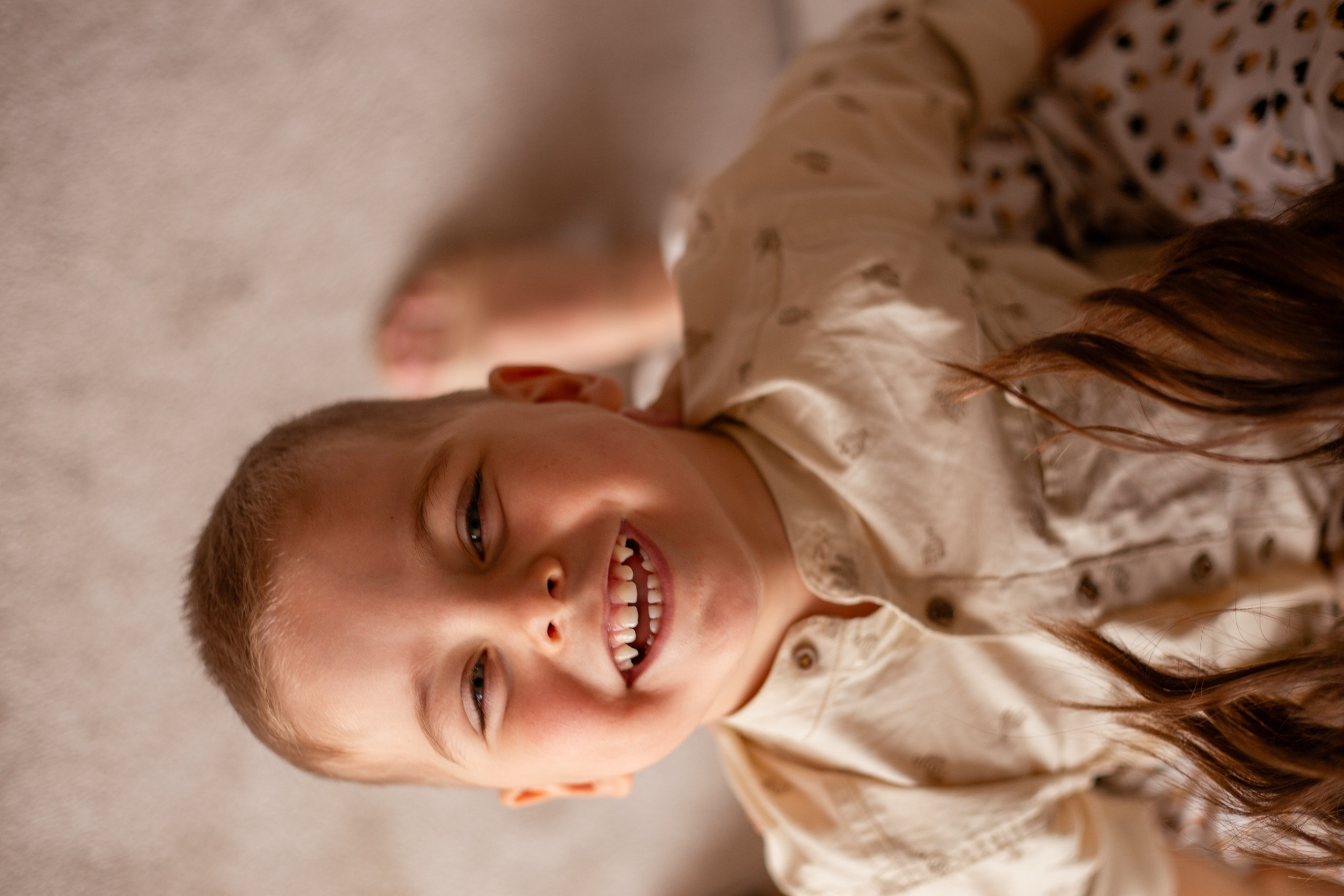 Надежда, Григорий и Ваня с семьёй