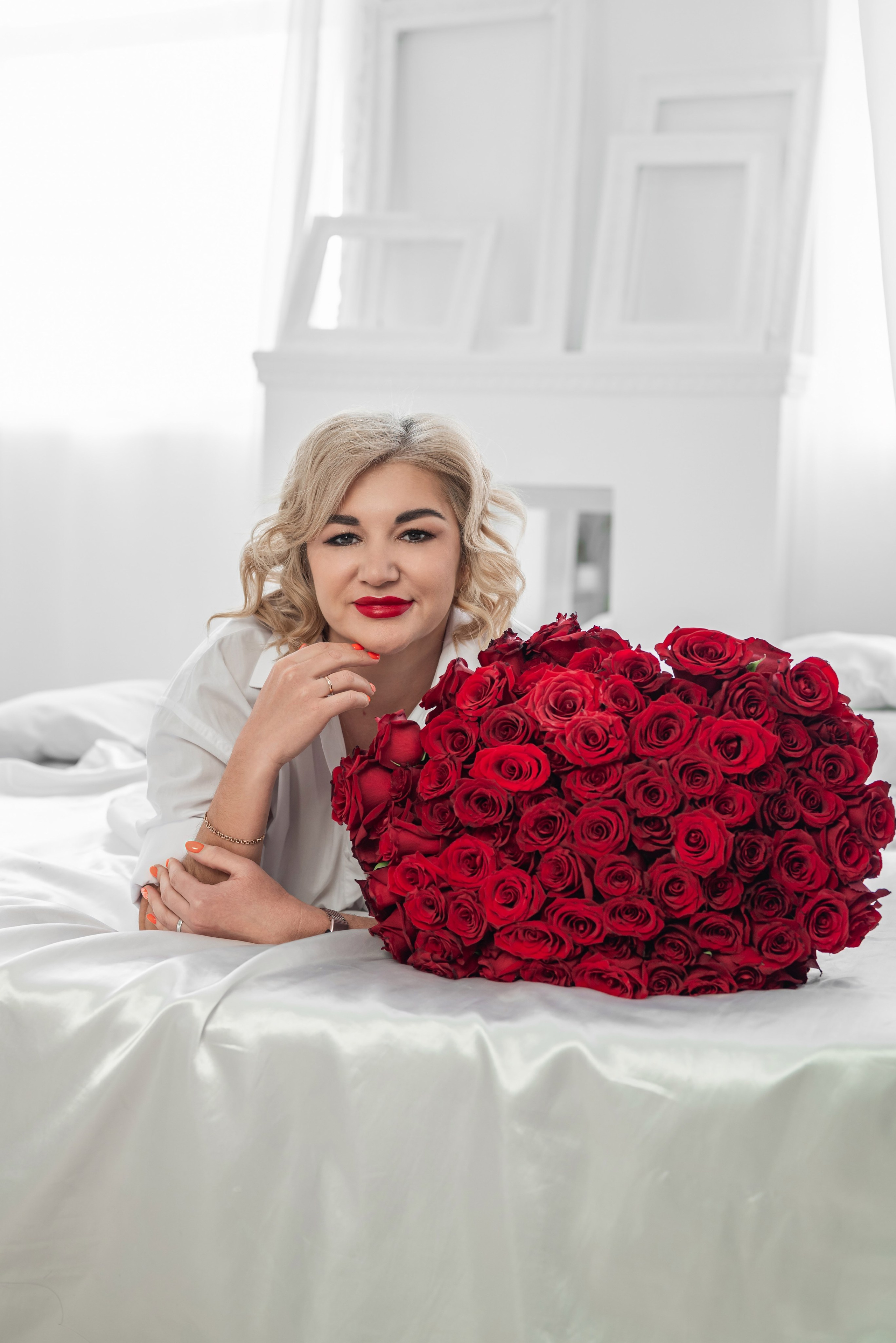 Фотопроект *101 красная роза* 2024 г. Фотограф в городе Салават