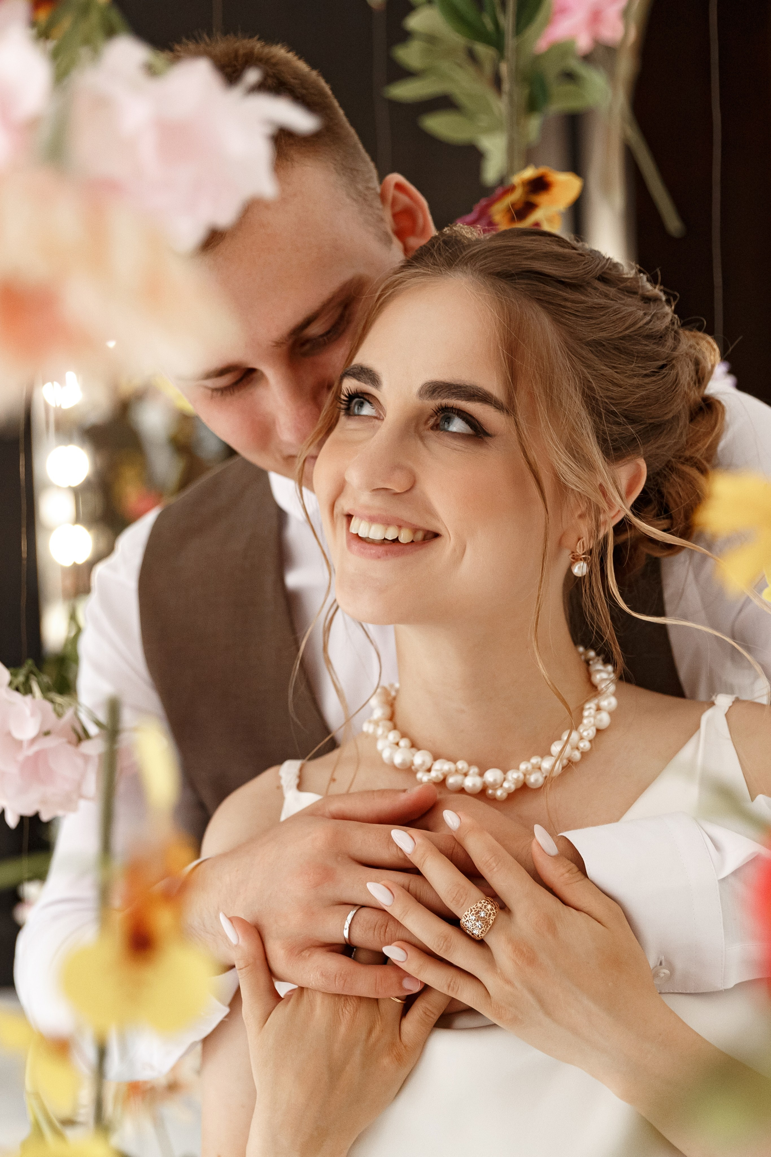 Свадебная фотосессия в городе и в фотостудии. Свадебный фотограф Москва и МО Сергей Киржаев