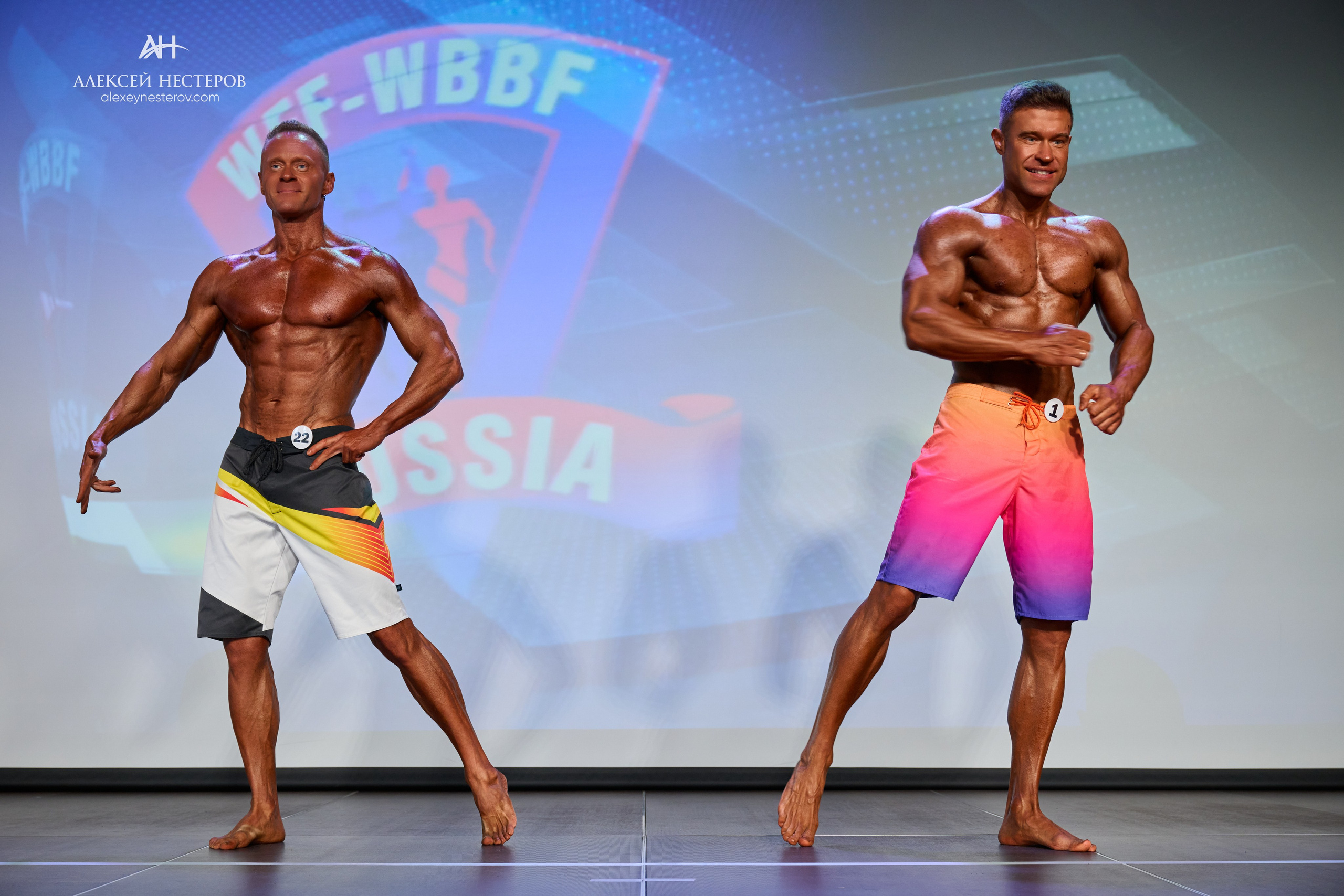 Фото с турнира «Прометей 2, WFF-WBBF Russia» 26 октября 2025. Спортивный фитнес фотограф Алексей Нестеров