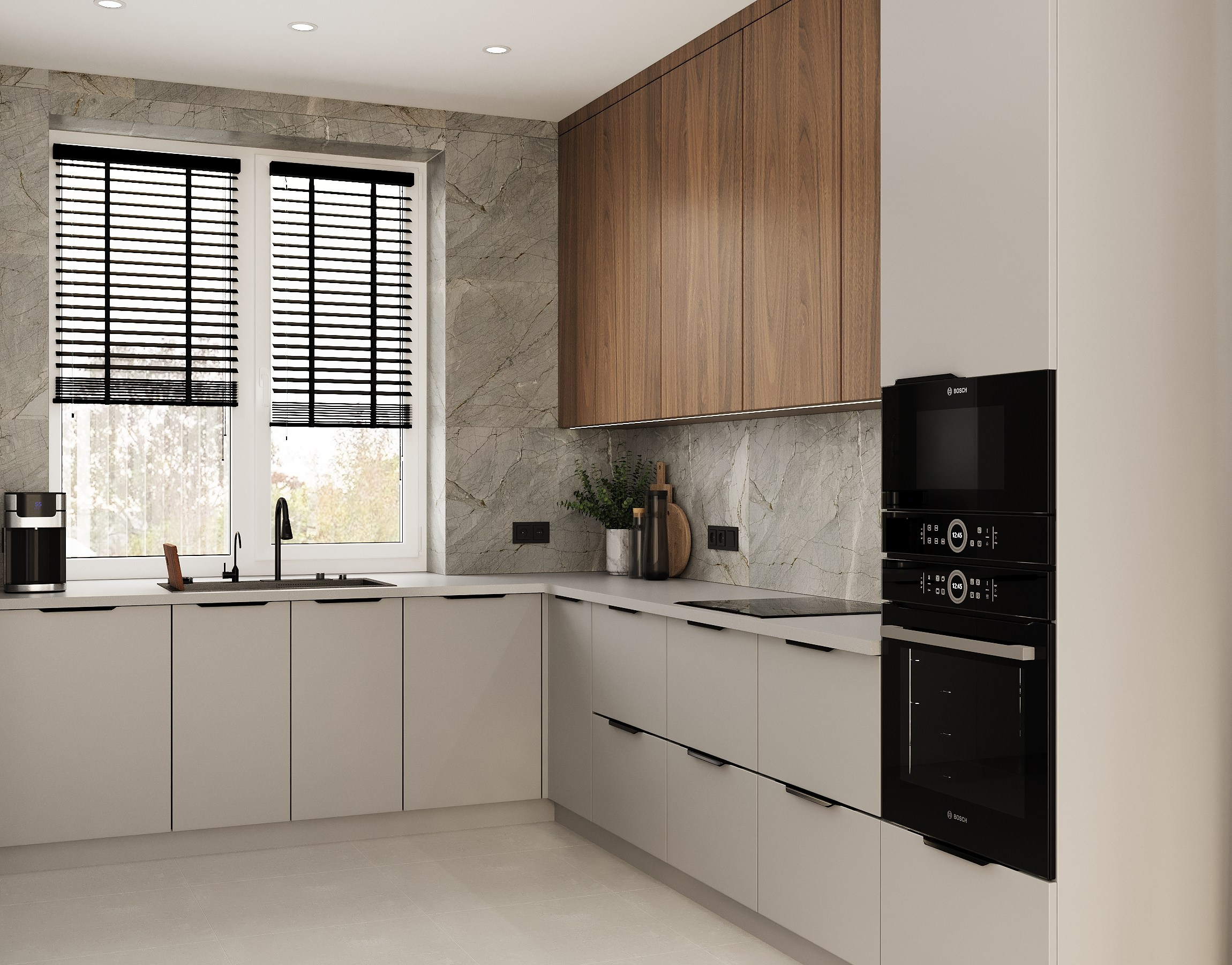 Кухня-гостиная г. Артем. Дизайн интерьера / Дизайн-проект / Лебедь Юлия