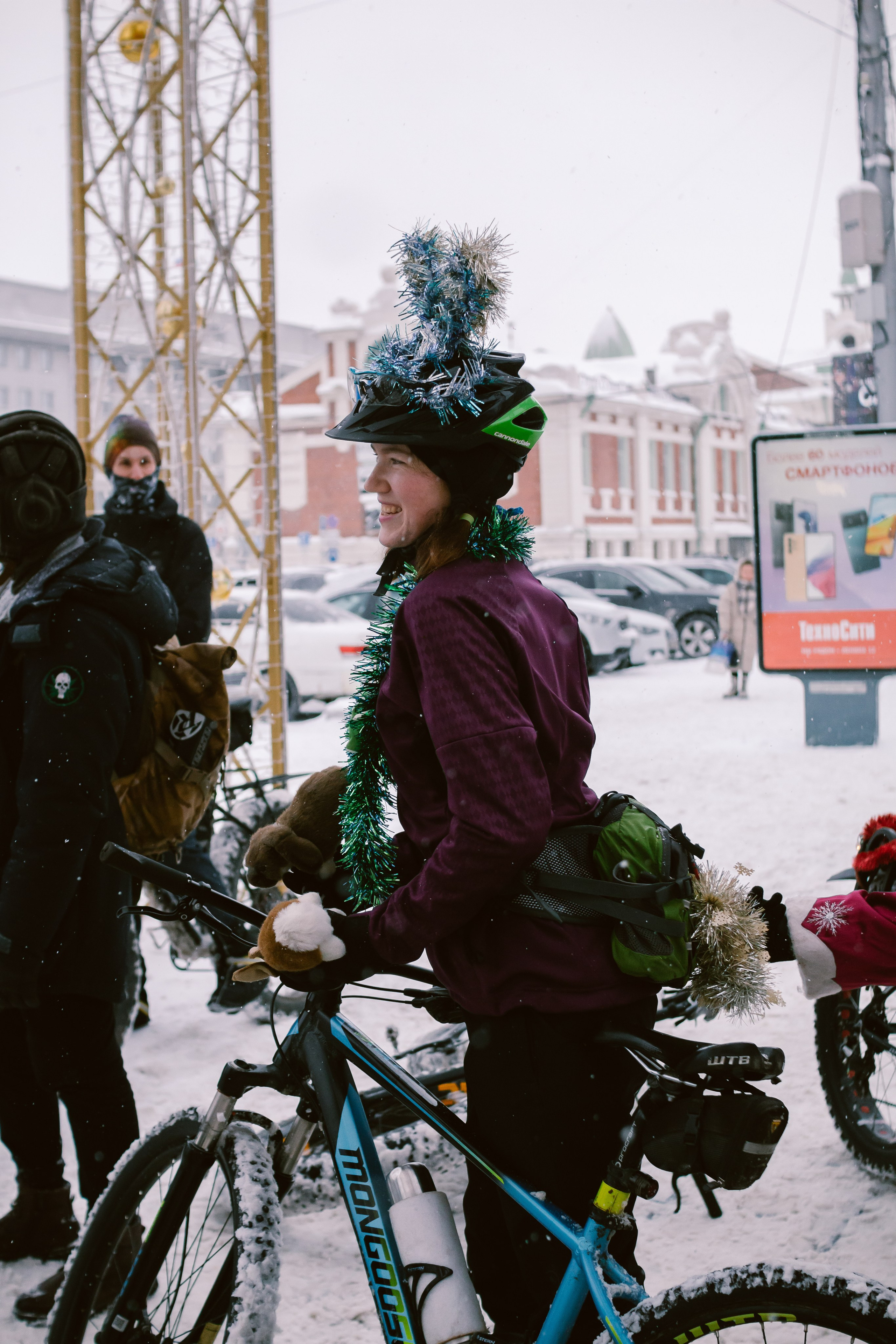 Зимний велозаезд «Привет, велосипед!». Фотограф в Новосибирске Екатерина Васильева