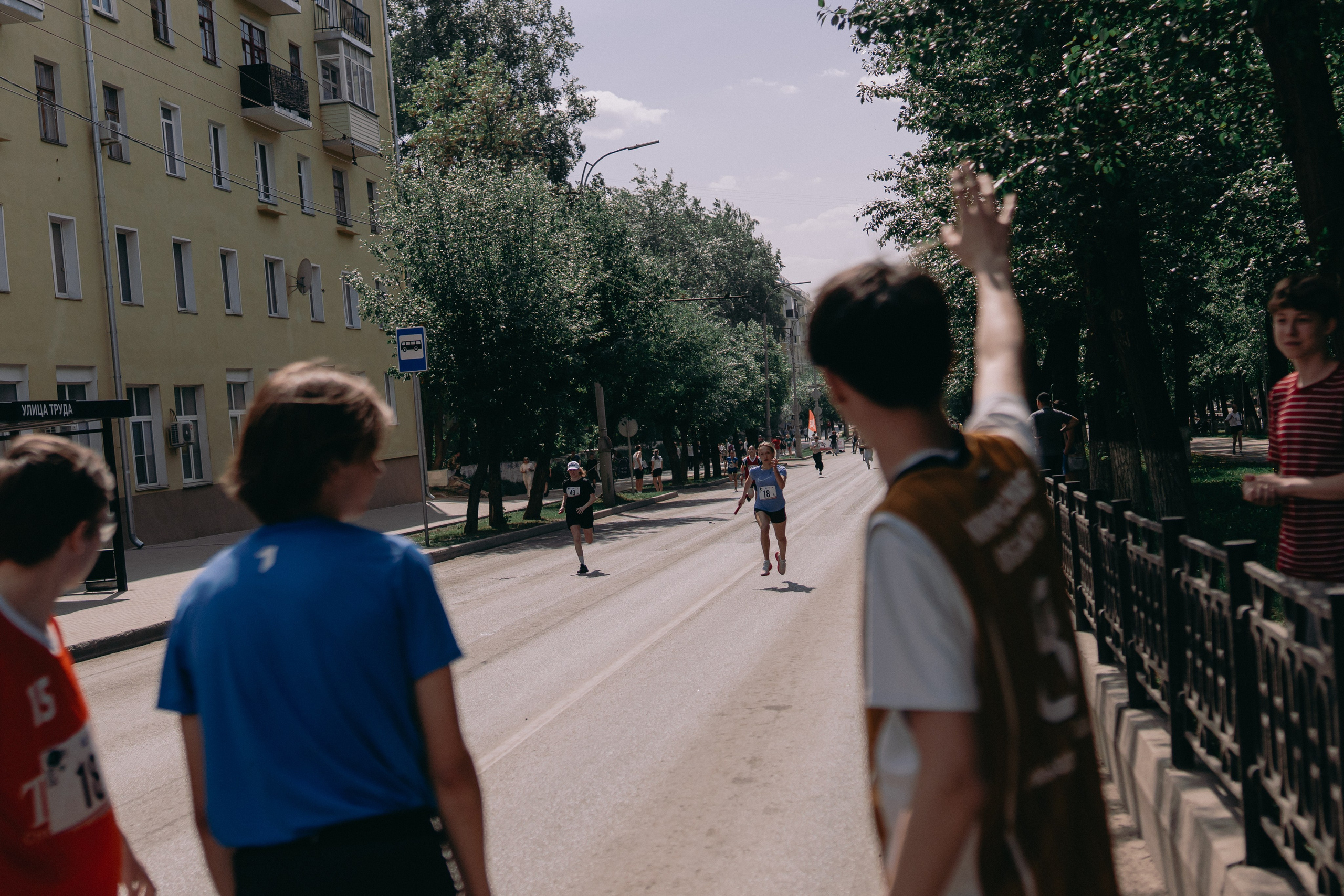 Легкоатлетическая эстафета. Фотограф Валерия Кононова